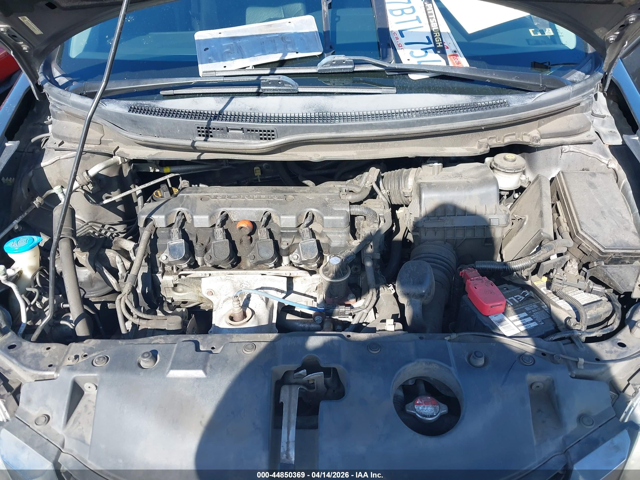 2013 Honda Civic Lx Серый vin: 19XFB2F52DE250470