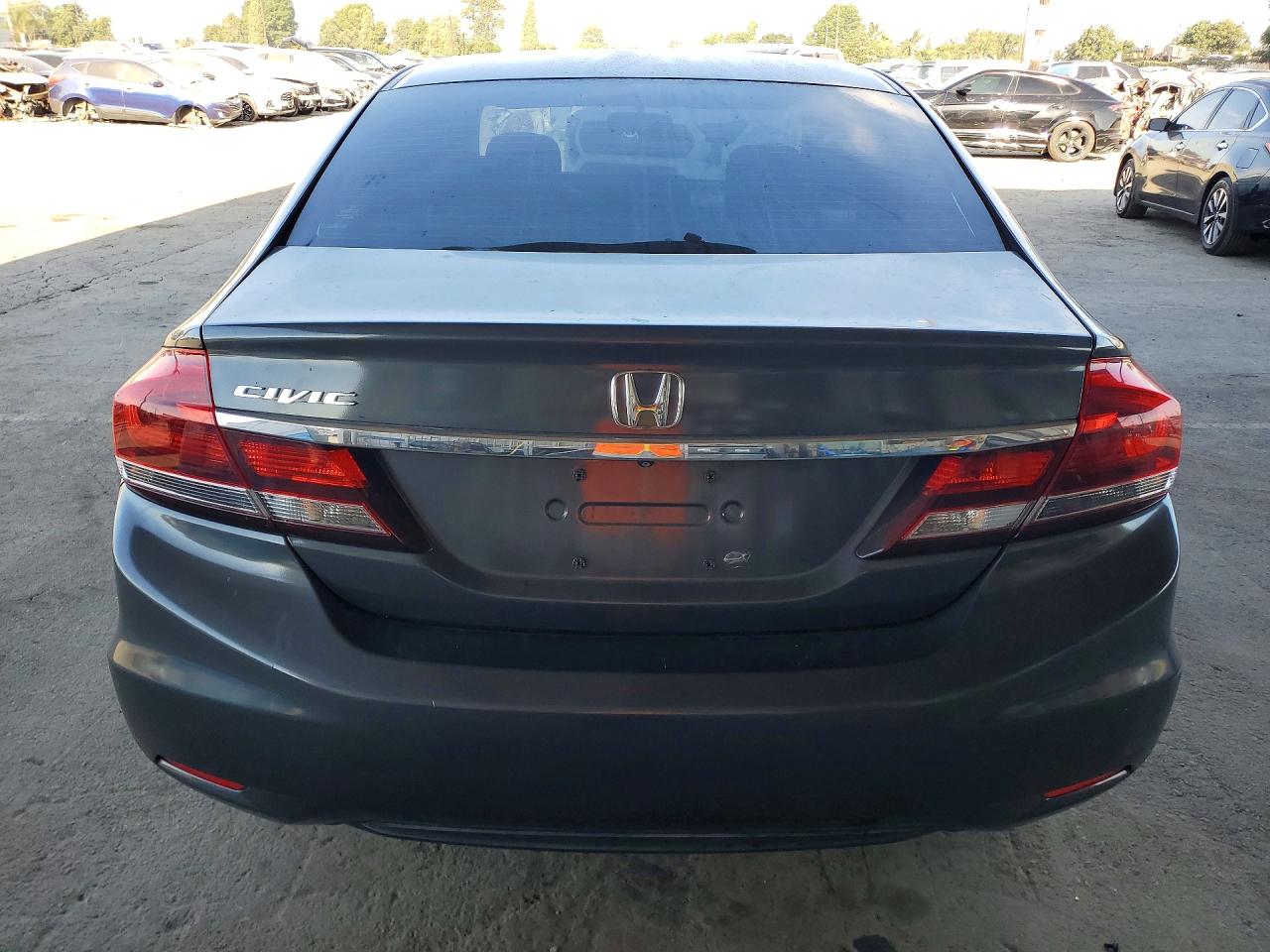 2013 Honda Civic Lx Gray vin: 19XFB2F52DE255510