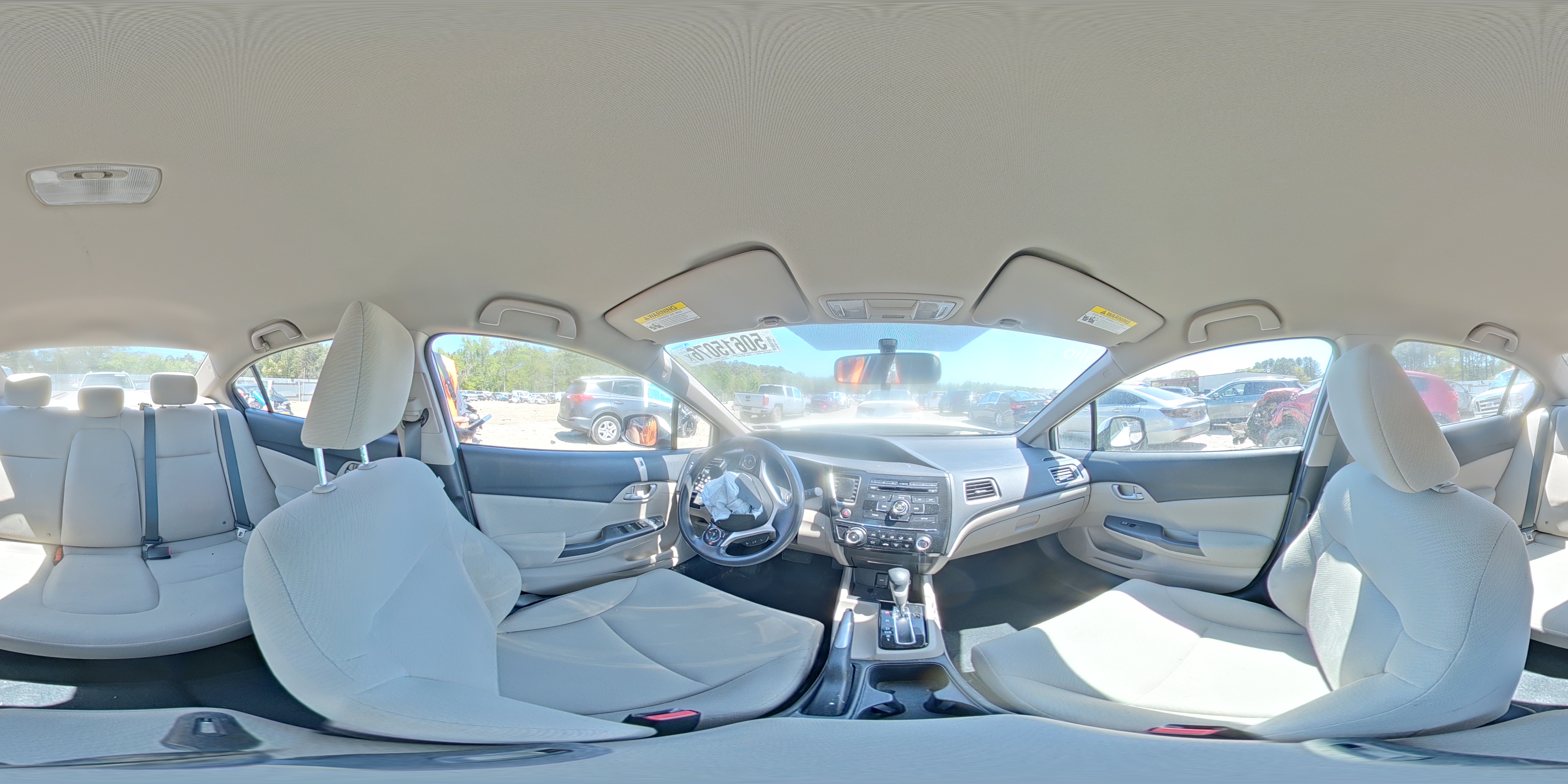 2013 Honda Civic Lx White vin: 19XFB2F52DE257208