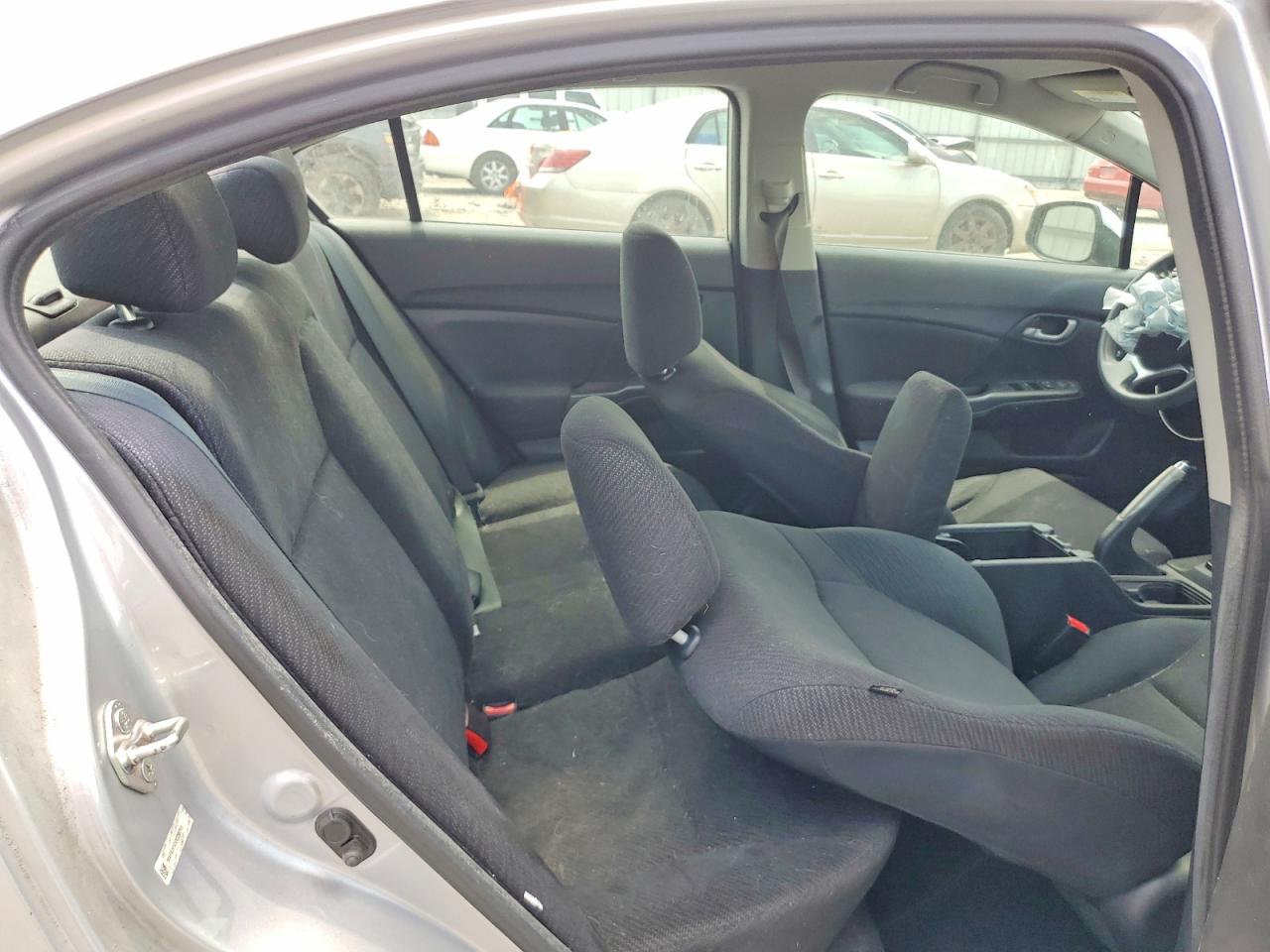 2013 Honda Civic Lx Silver vin: 19XFB2F52DE258715