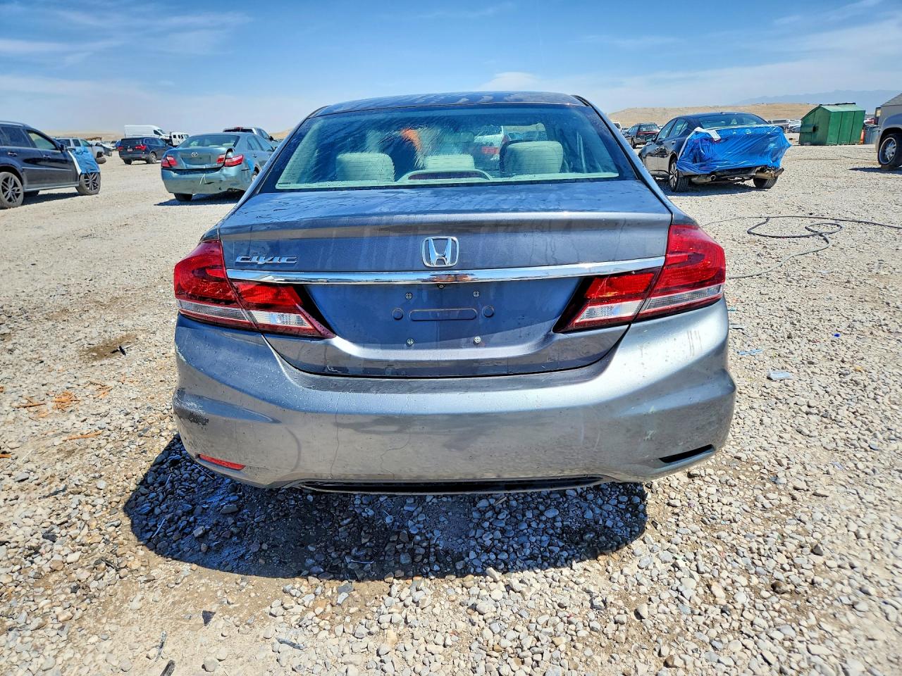 2013 Honda Civic Lx Серый vin: 19XFB2F52DE260190