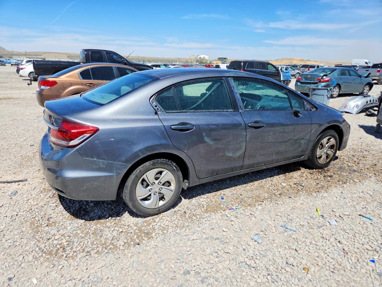 2013 Honda Civic Lx Серый vin: 19XFB2F52DE260190