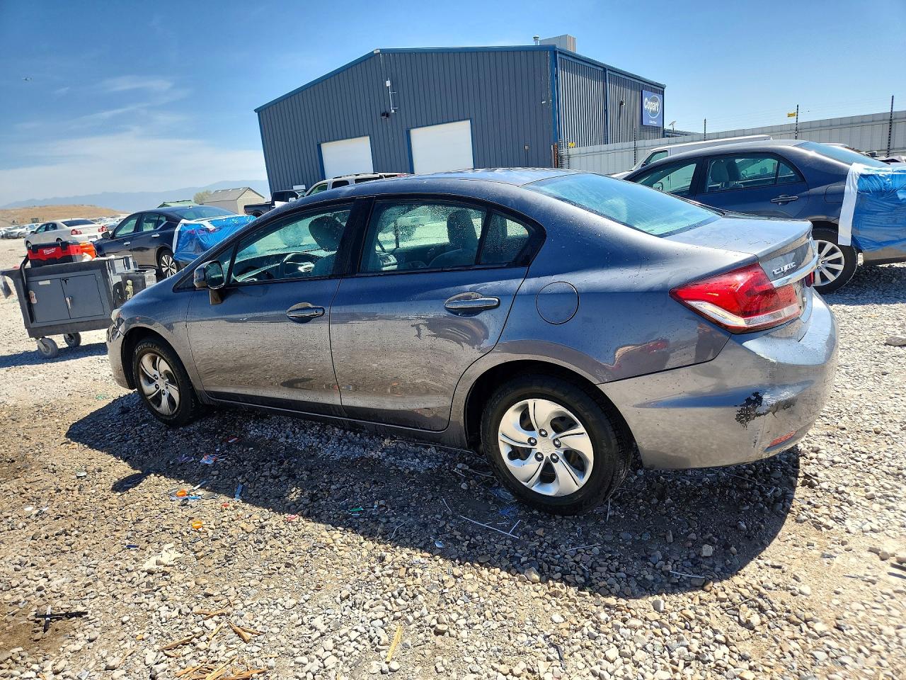 2013 Honda Civic Lx Серый vin: 19XFB2F52DE260190