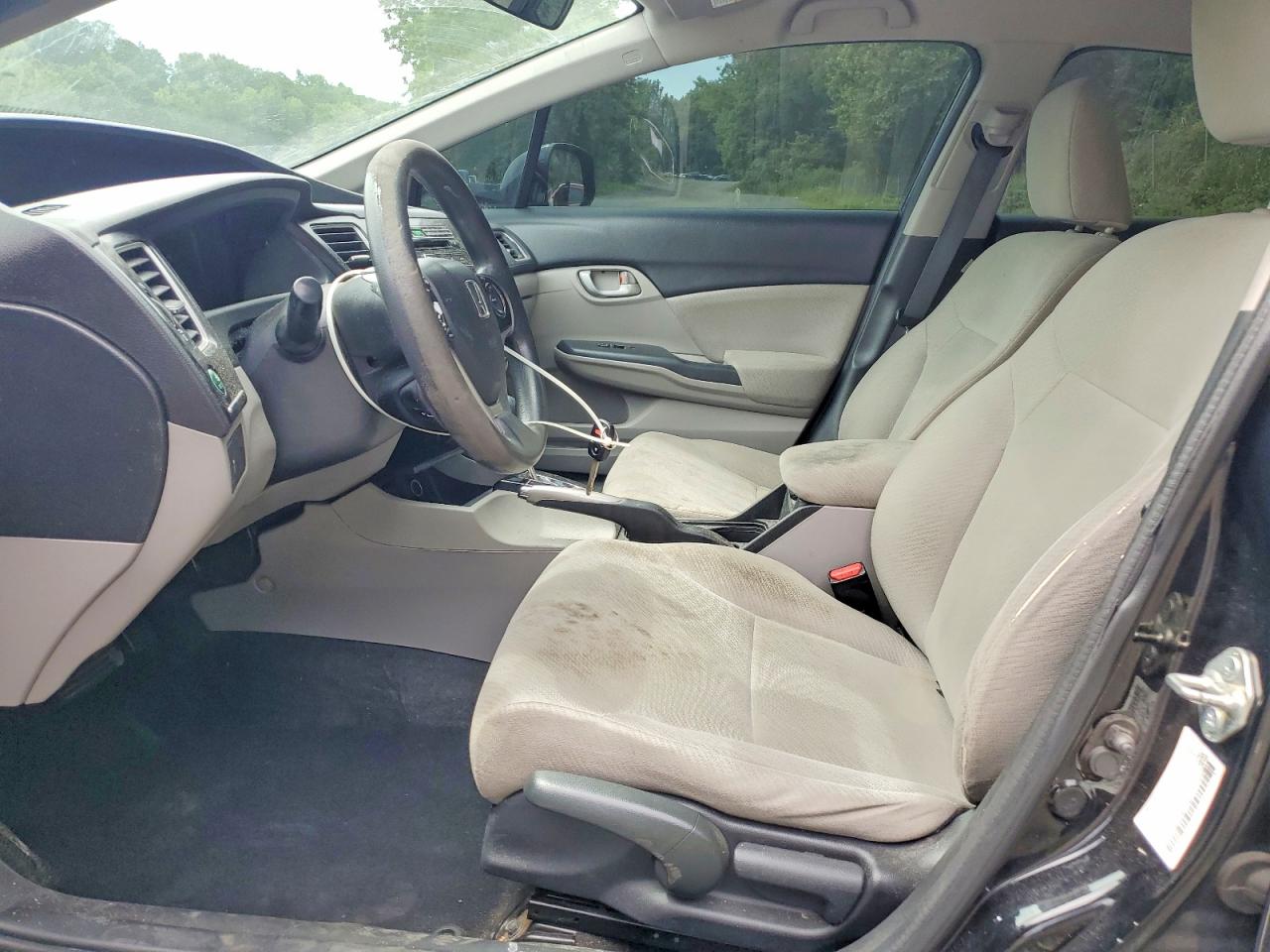 2013 Honda Civic Lx Black vin: 19XFB2F52DE274493