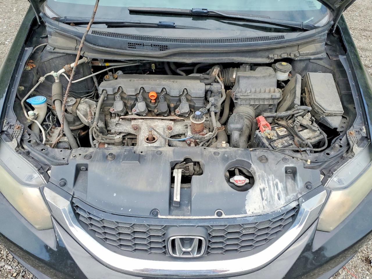 2013 Honda Civic Lx Black vin: 19XFB2F52DE274493