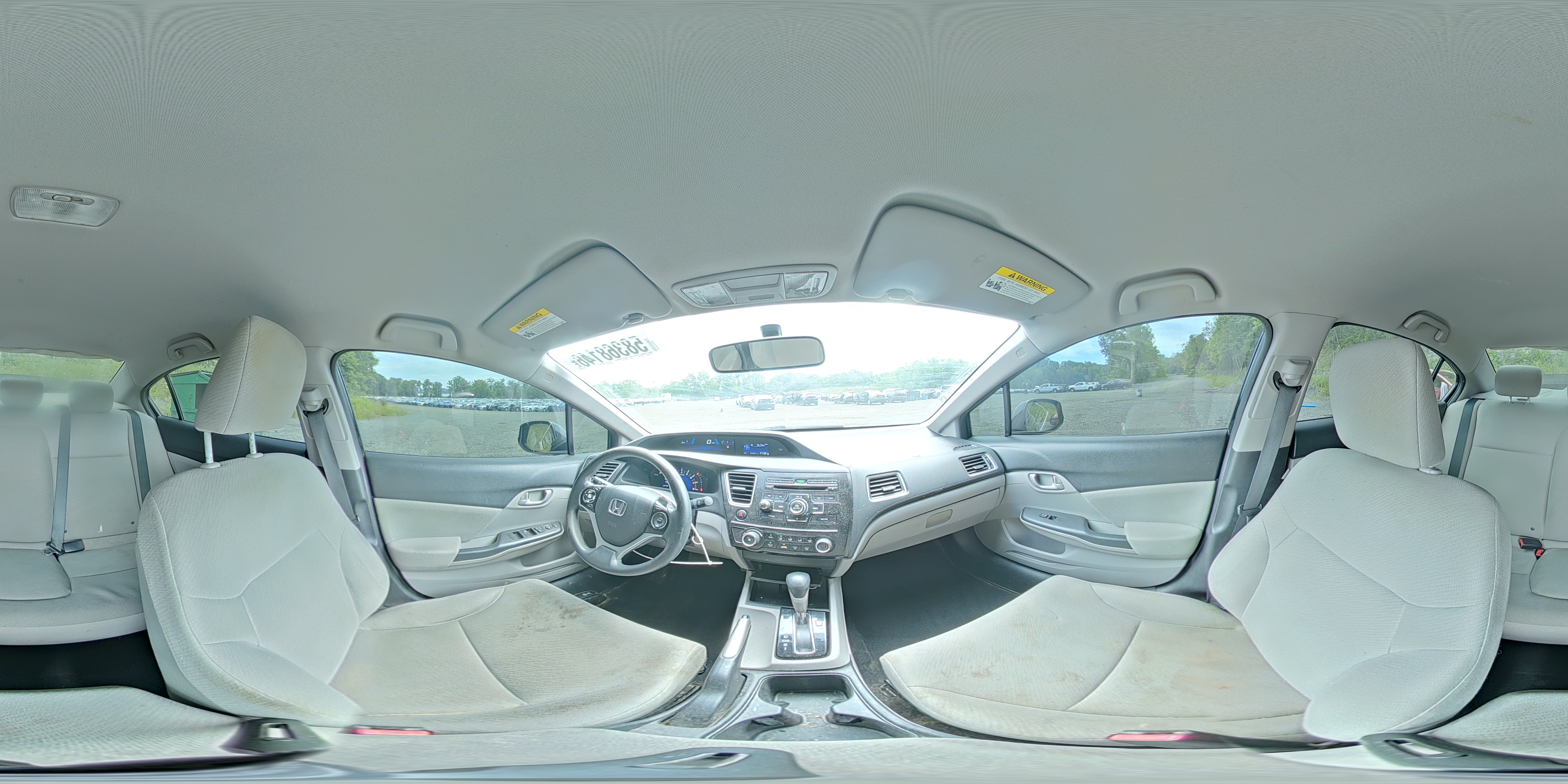 2013 Honda Civic Lx Black vin: 19XFB2F52DE274493