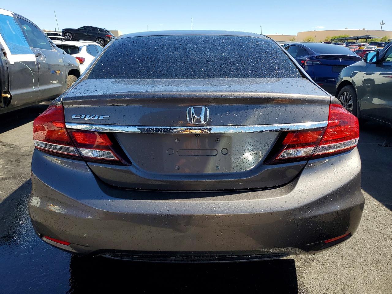 2013 Honda Civic Lx Gray vin: 19XFB2F52DE277085