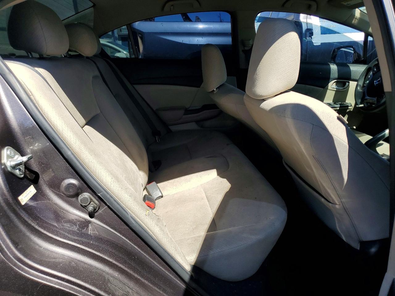 2013 Honda Civic Lx Gray vin: 19XFB2F52DE277085