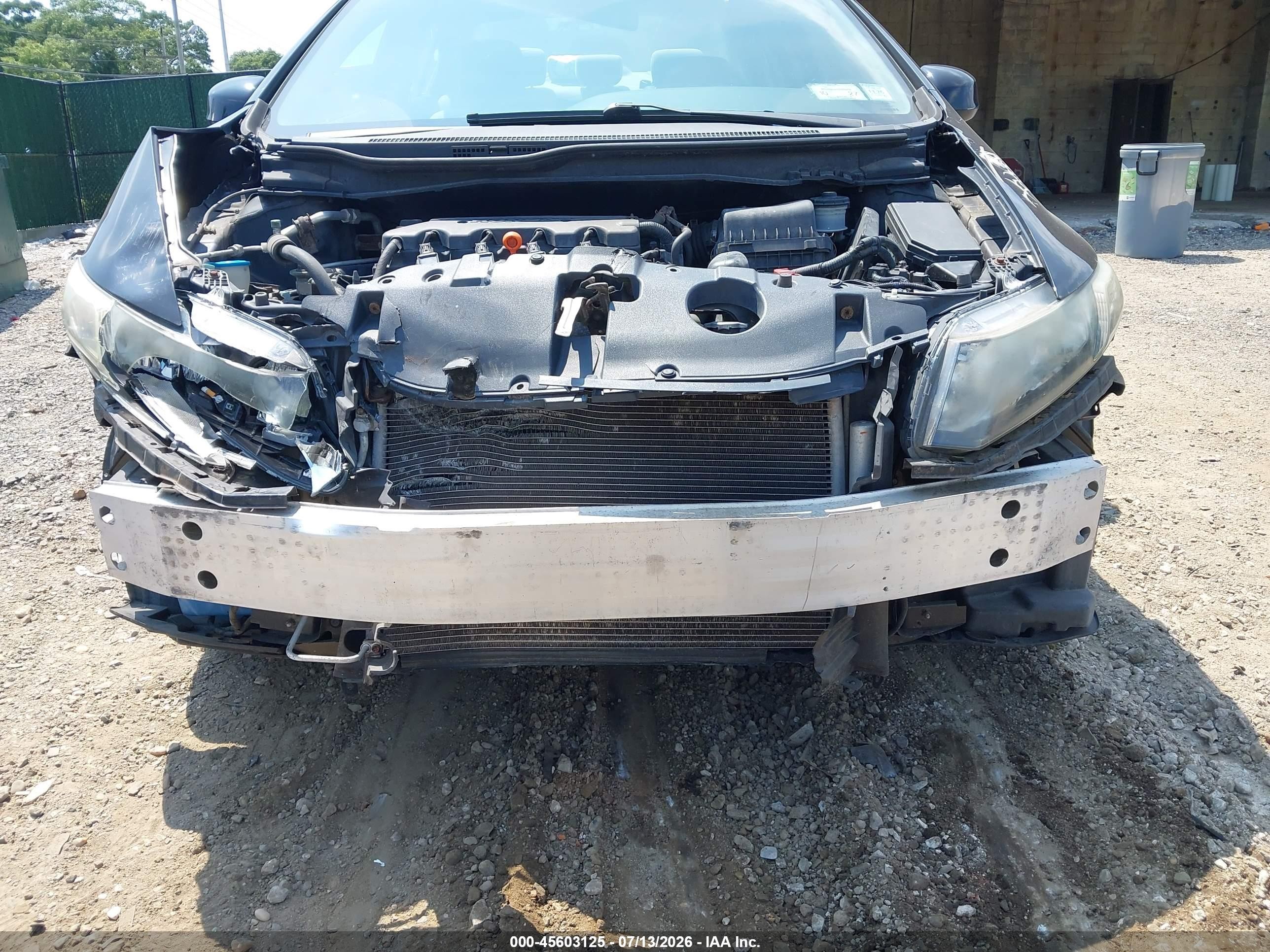 2013 Honda Civic Lx Black vin: 19XFB2F52DE279130