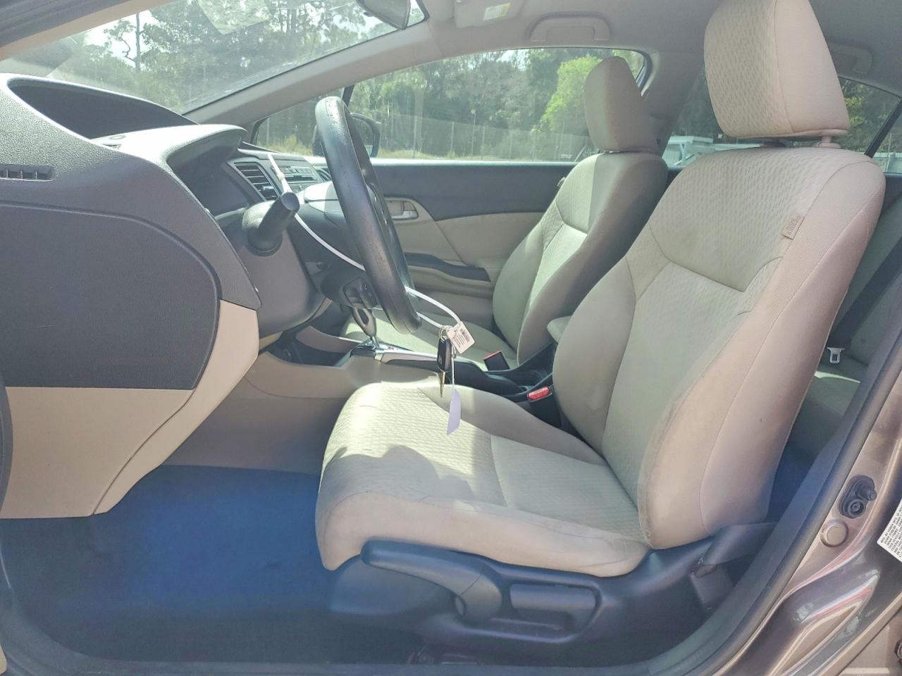 2014 Honda Civic Lx Gray vin: 19XFB2F52EE002494