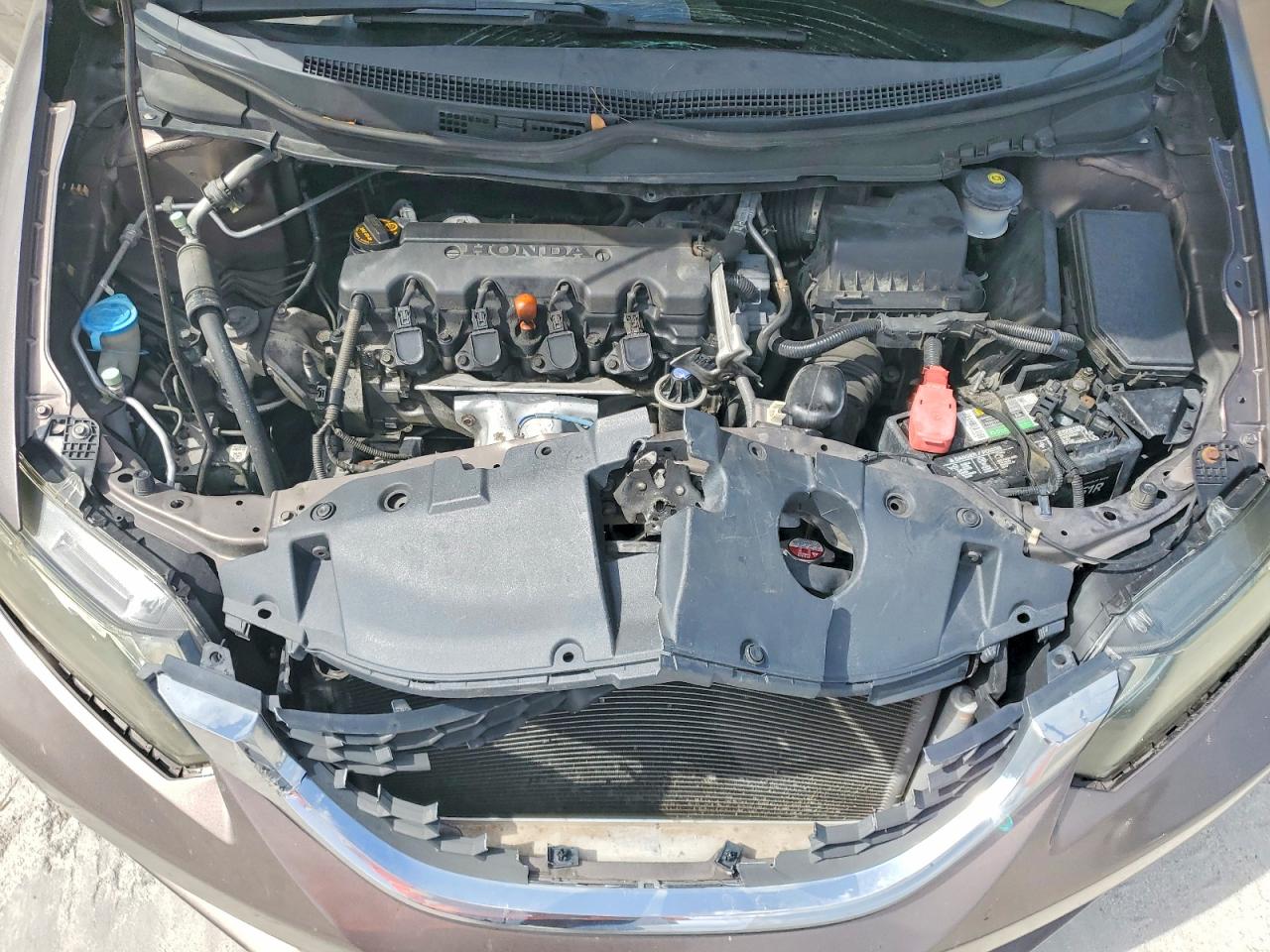 2014 Honda Civic Lx Gray vin: 19XFB2F52EE002494