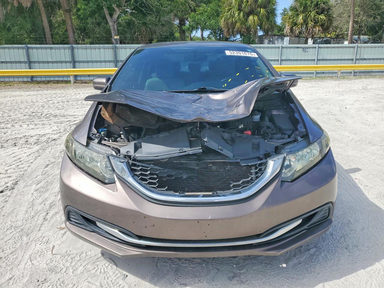 2014 Honda Civic Lx Gray vin: 19XFB2F52EE002494
