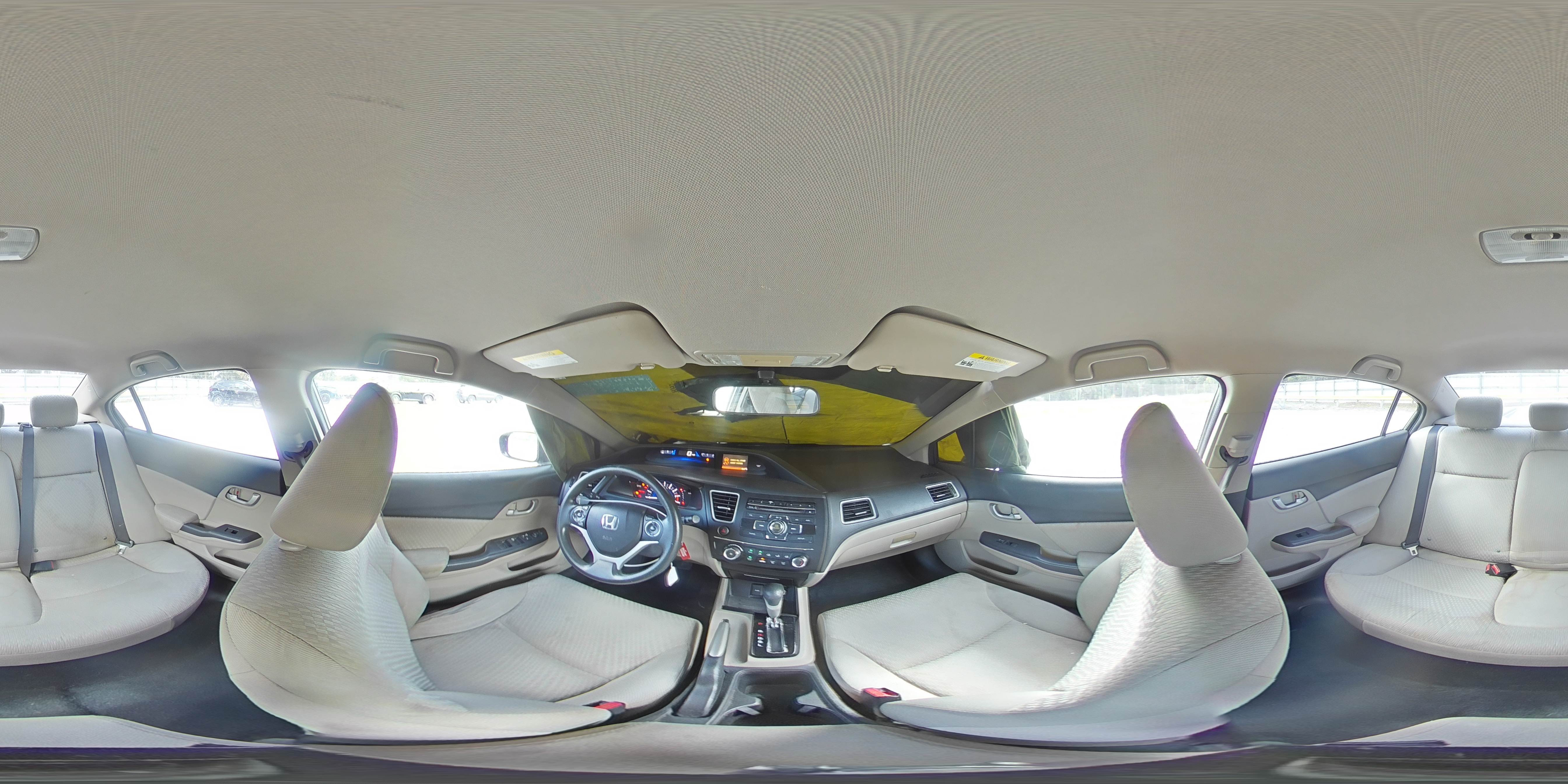 2014 Honda Civic Lx Gray vin: 19XFB2F52EE002494