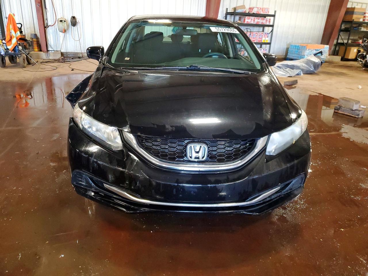 2014 Honda Civic Lx Black vin: 19XFB2F52EE003404