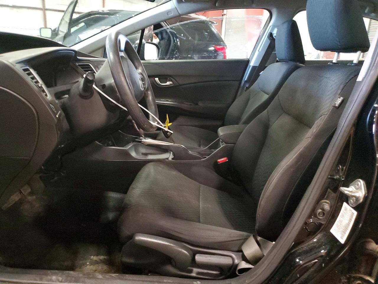 2014 Honda Civic Lx Black vin: 19XFB2F52EE003404