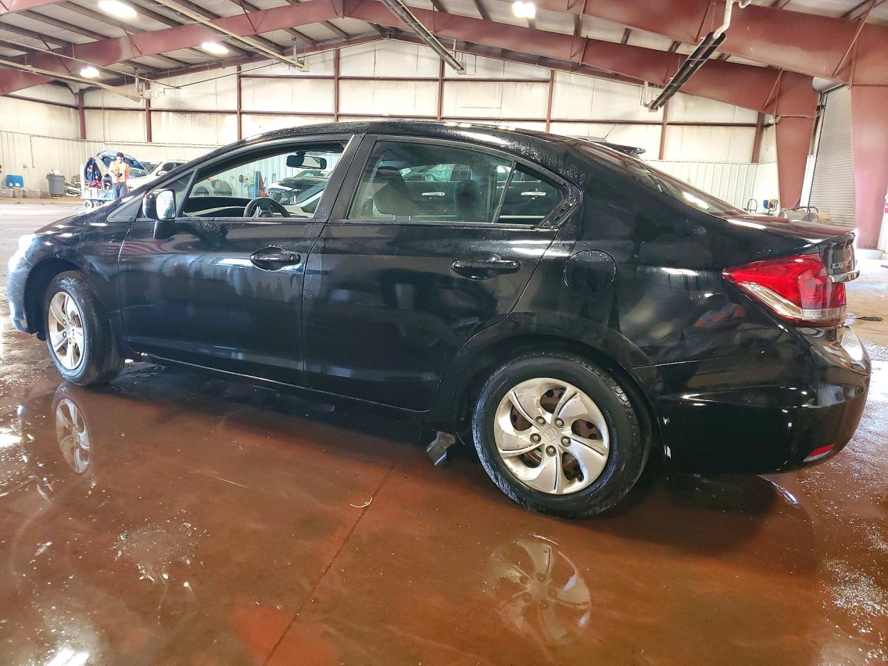 2014 Honda Civic Lx Black vin: 19XFB2F52EE003404