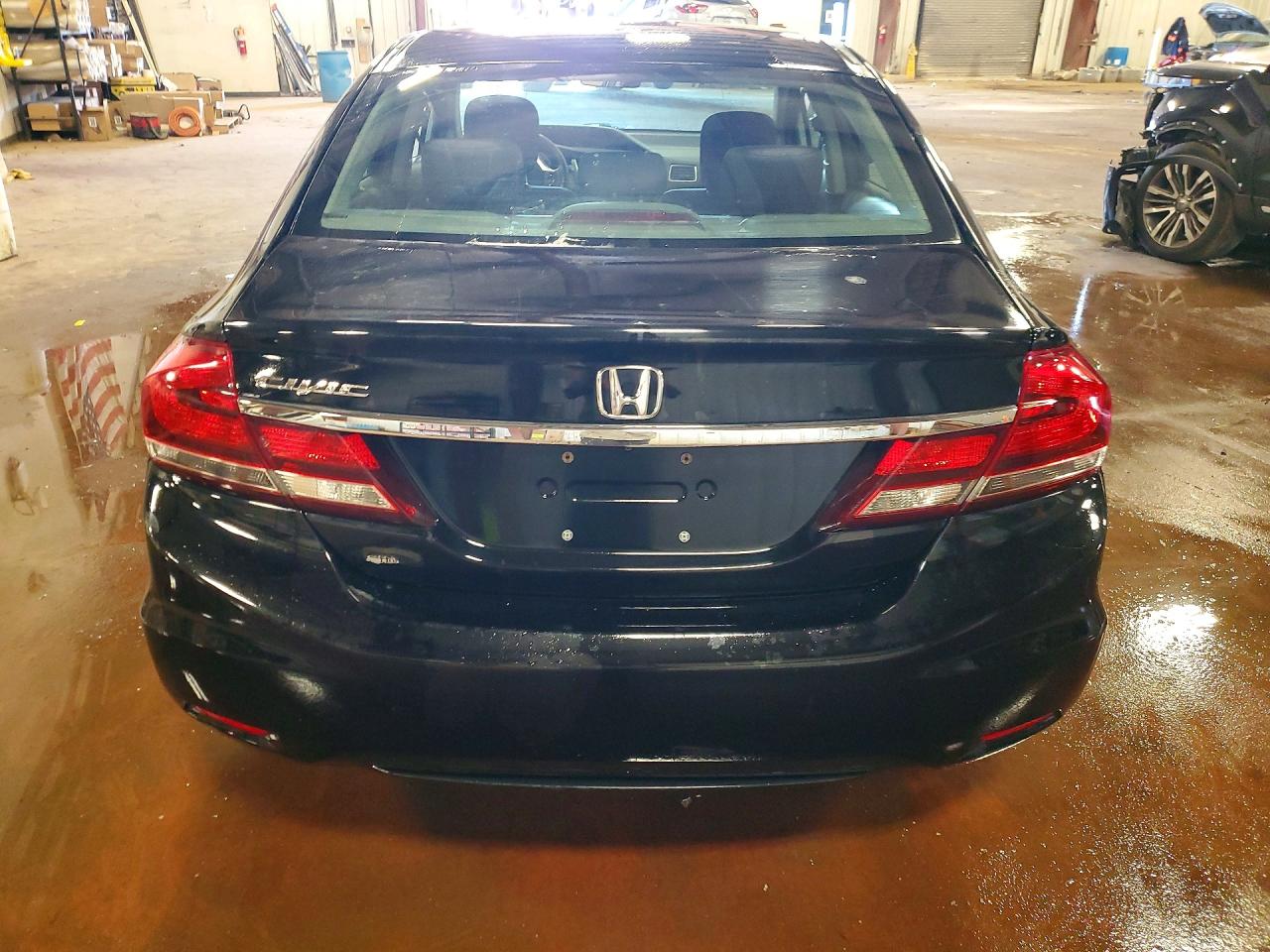 2014 Honda Civic Lx Black vin: 19XFB2F52EE003404