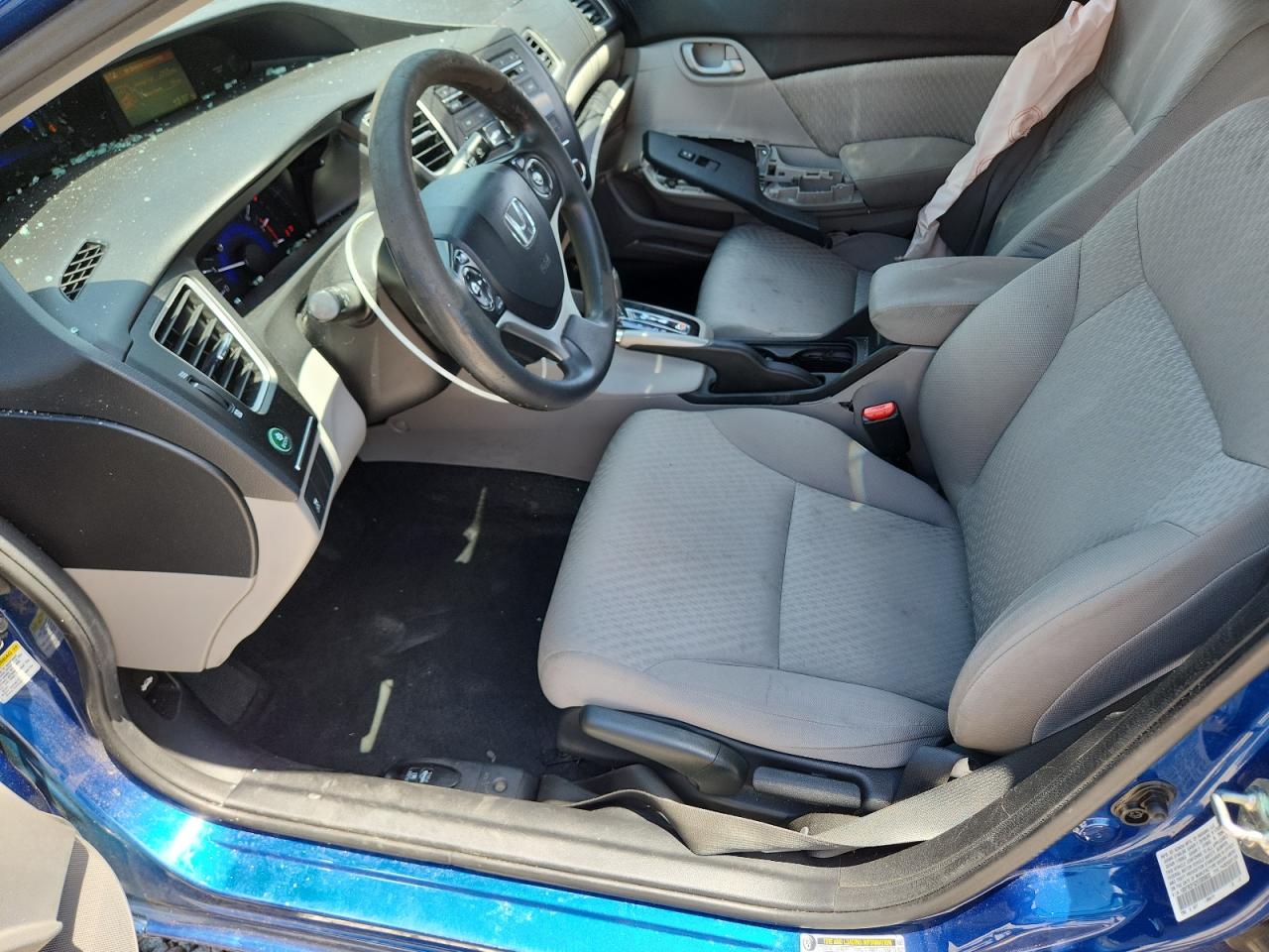 2014 Honda Civic Lx Blue vin: 19XFB2F52EE005833