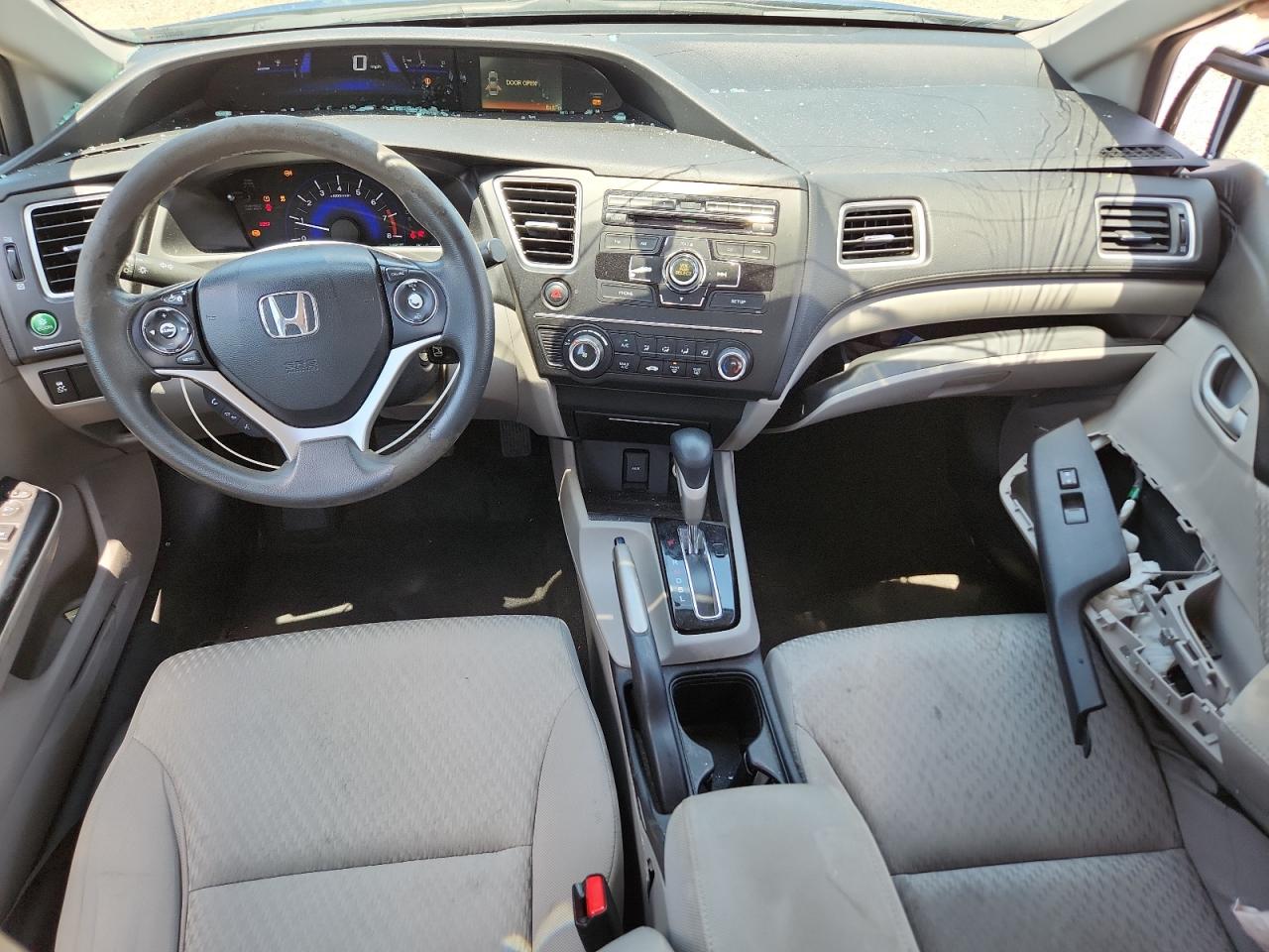 2014 Honda Civic Lx Blue vin: 19XFB2F52EE005833