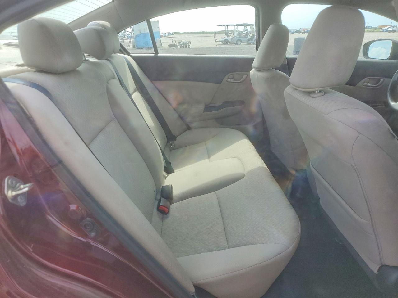 2014 Honda Civic Lx Maroon vin: 19XFB2F52EE009543