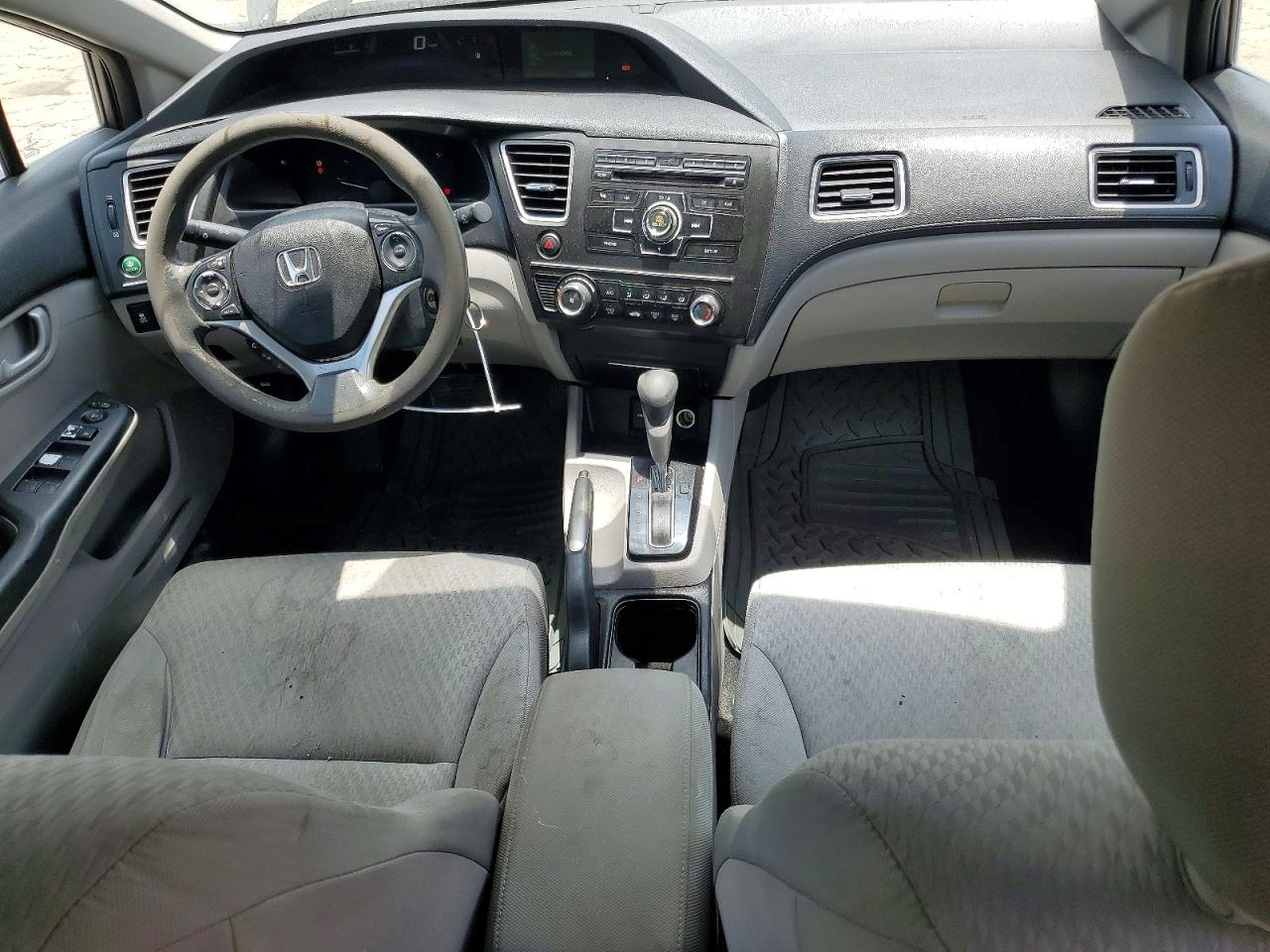 2014 Honda Civic Lx Gray vin: 19XFB2F52EE020350