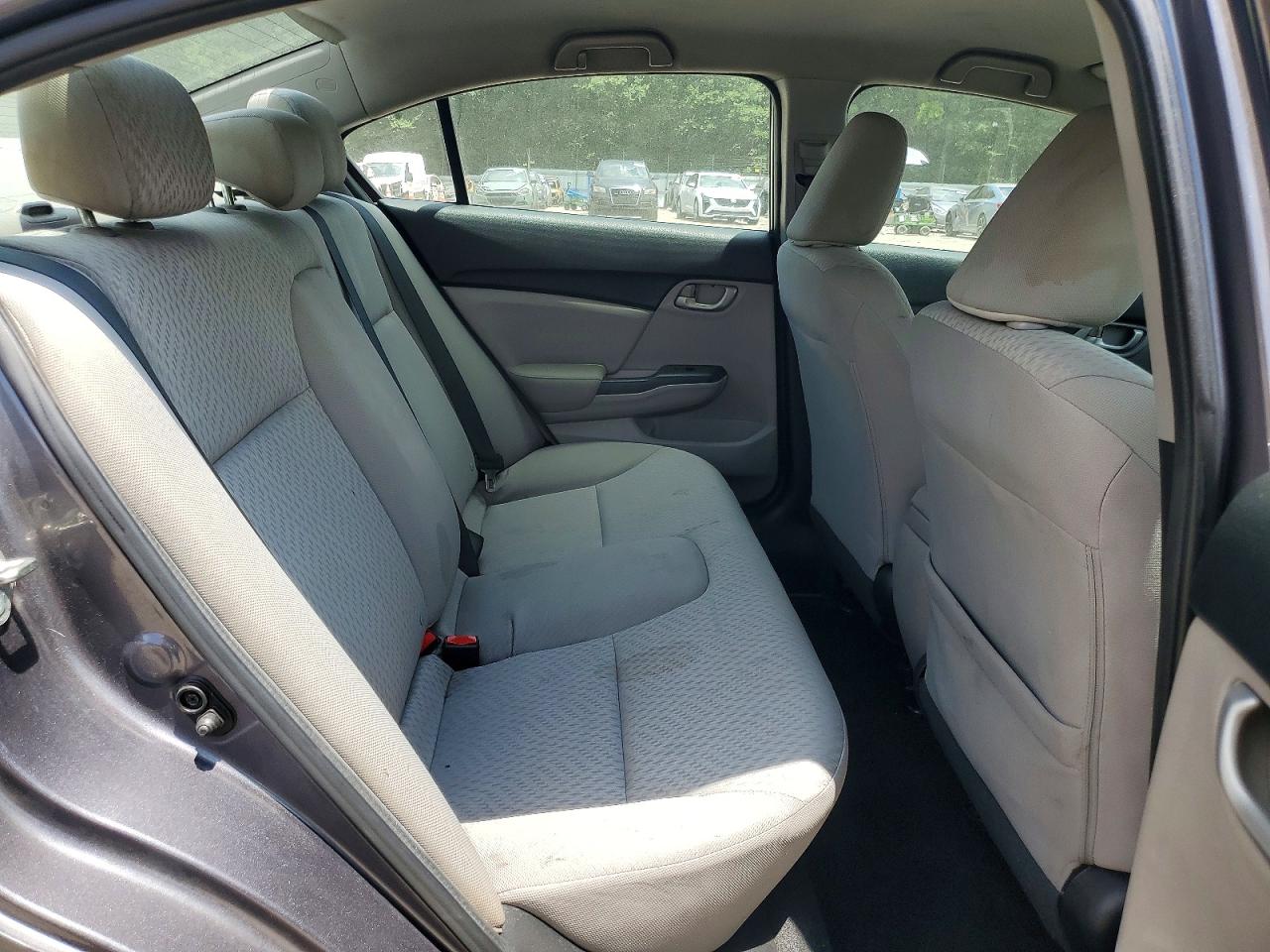 2014 Honda Civic Lx Gray vin: 19XFB2F52EE020350