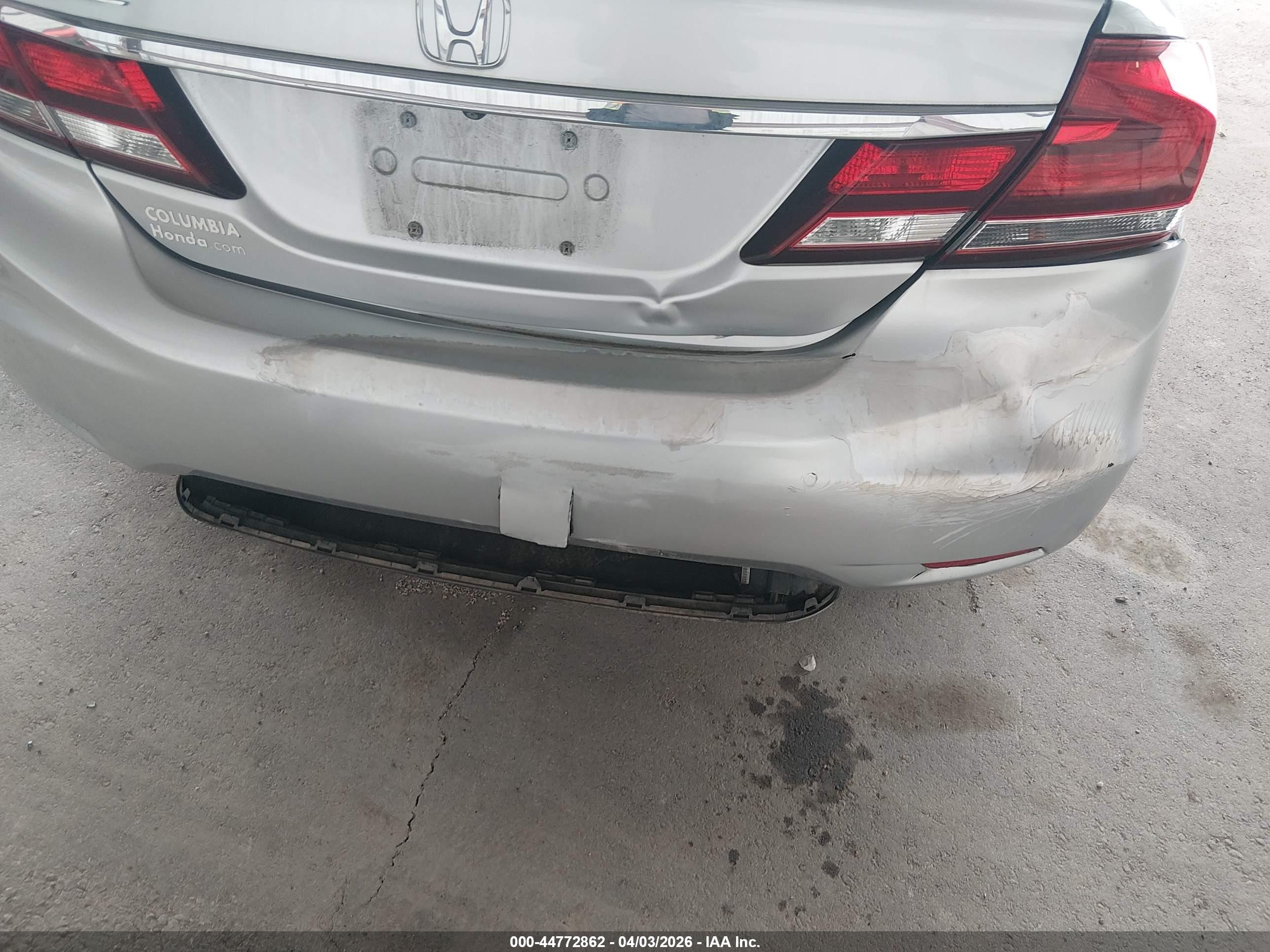 2014 Honda Civic Lx Silver vin: 19XFB2F52EE031655