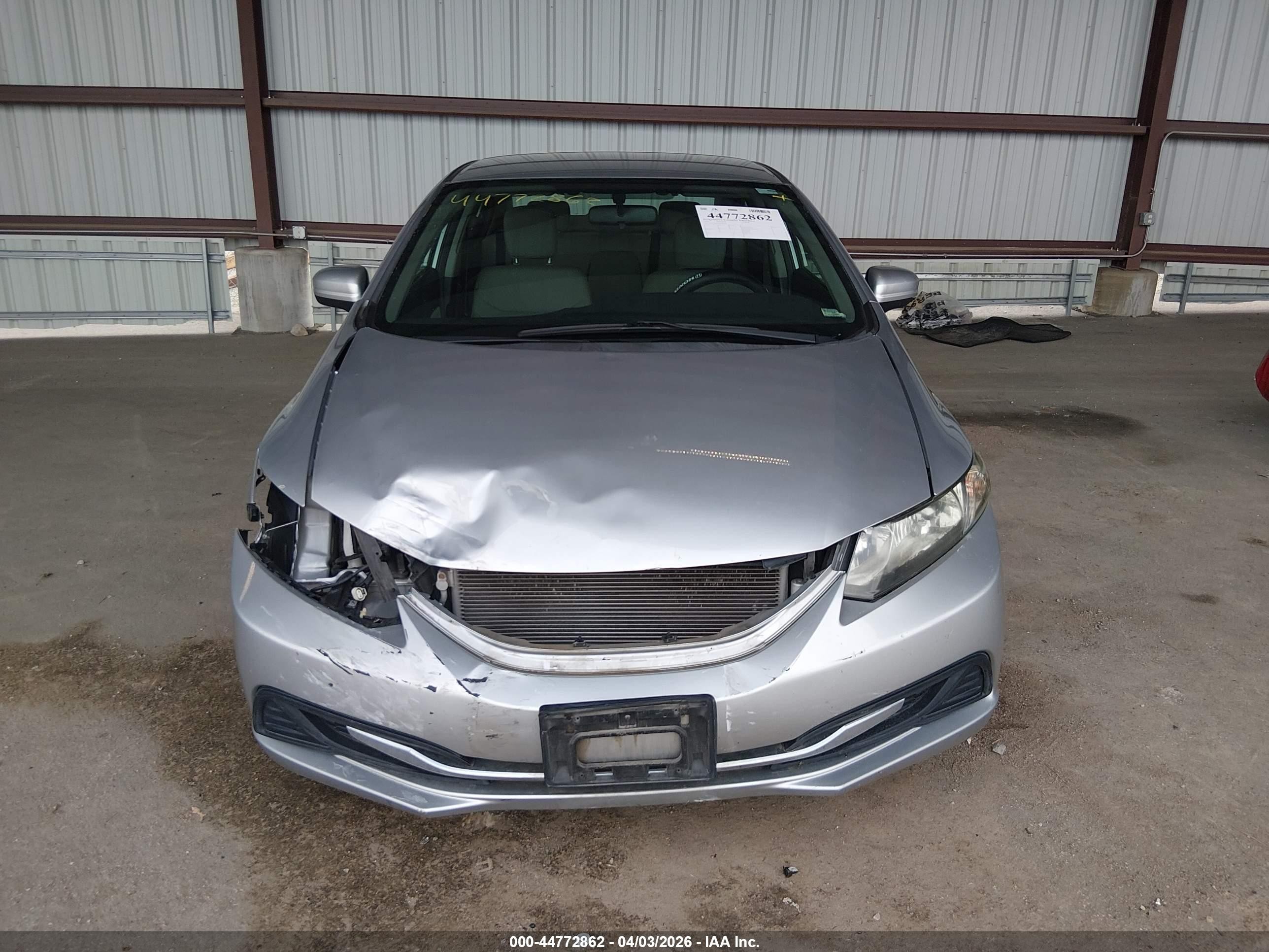 2014 Honda Civic Lx Silver vin: 19XFB2F52EE031655