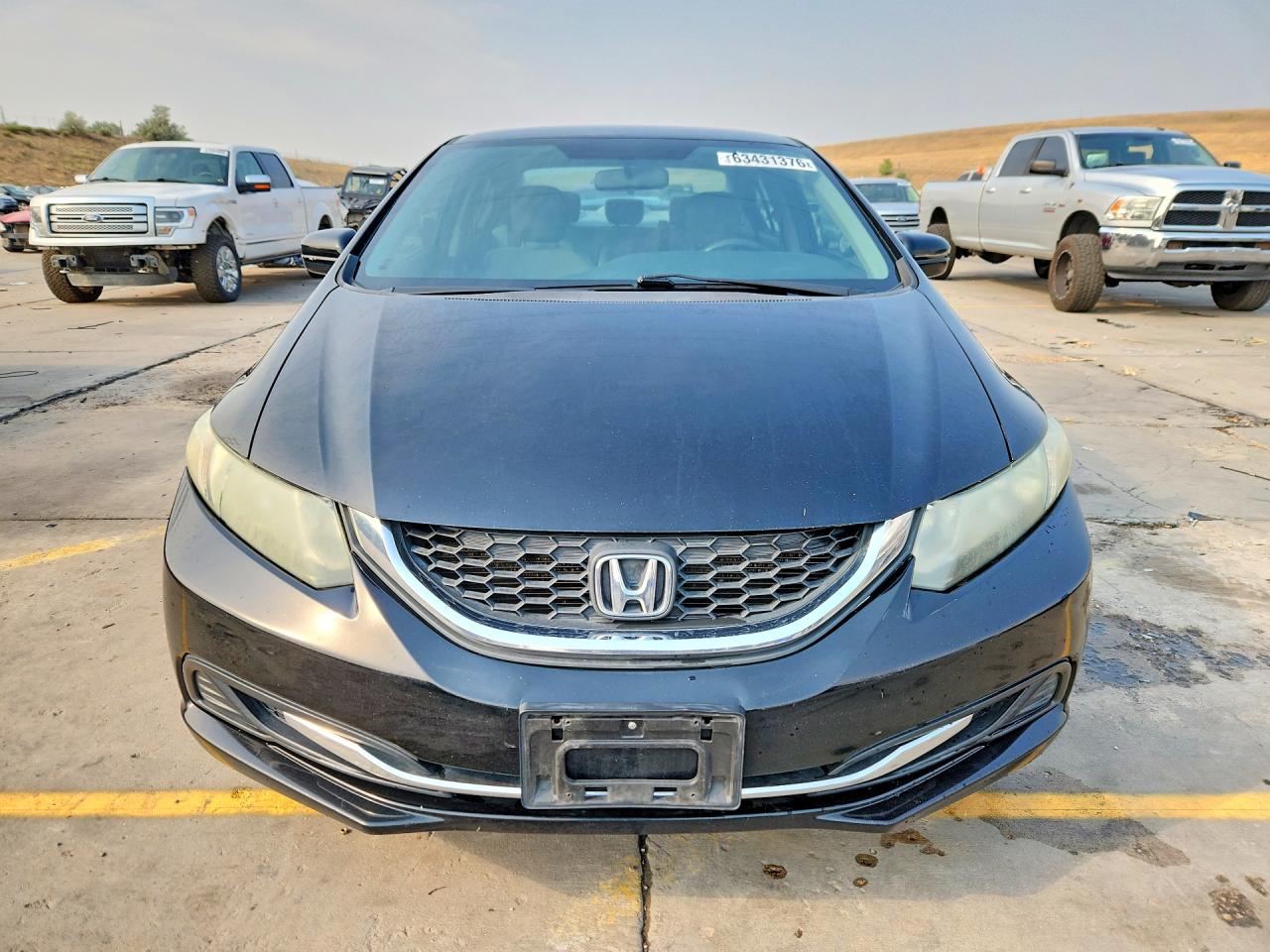 2014 Honda Civic Lx Black vin: 19XFB2F52EE031963