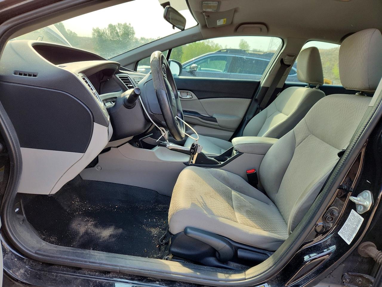 2014 Honda Civic Lx Black vin: 19XFB2F52EE031963