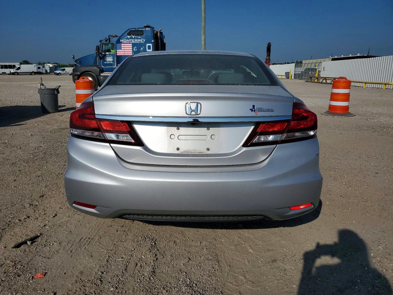 2014 Honda Civic Lx Silver vin: 19XFB2F52EE036015