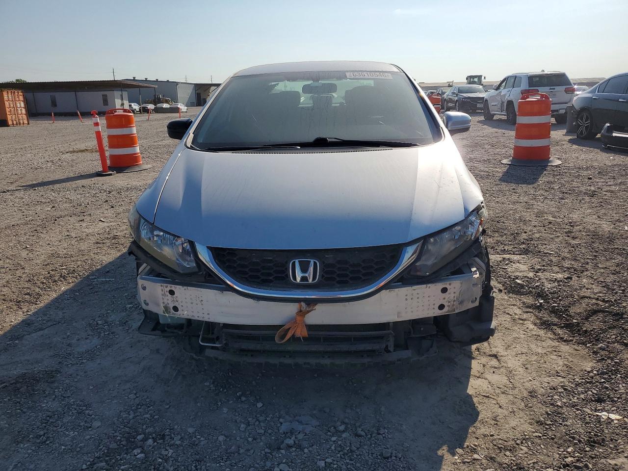 2014 Honda Civic Lx Silver vin: 19XFB2F52EE036015