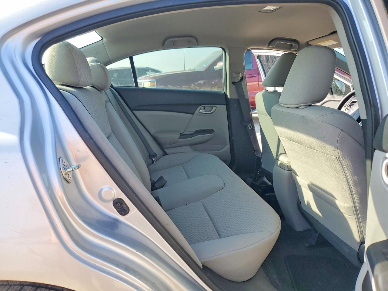 2014 Honda Civic Lx Silver vin: 19XFB2F52EE036015