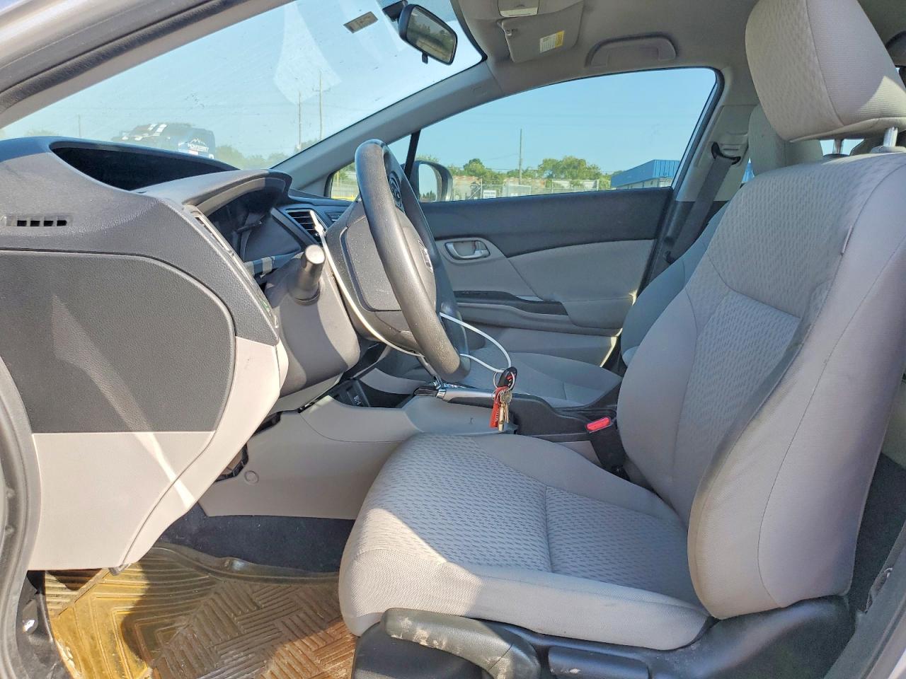 2014 Honda Civic Lx Silver vin: 19XFB2F52EE036015