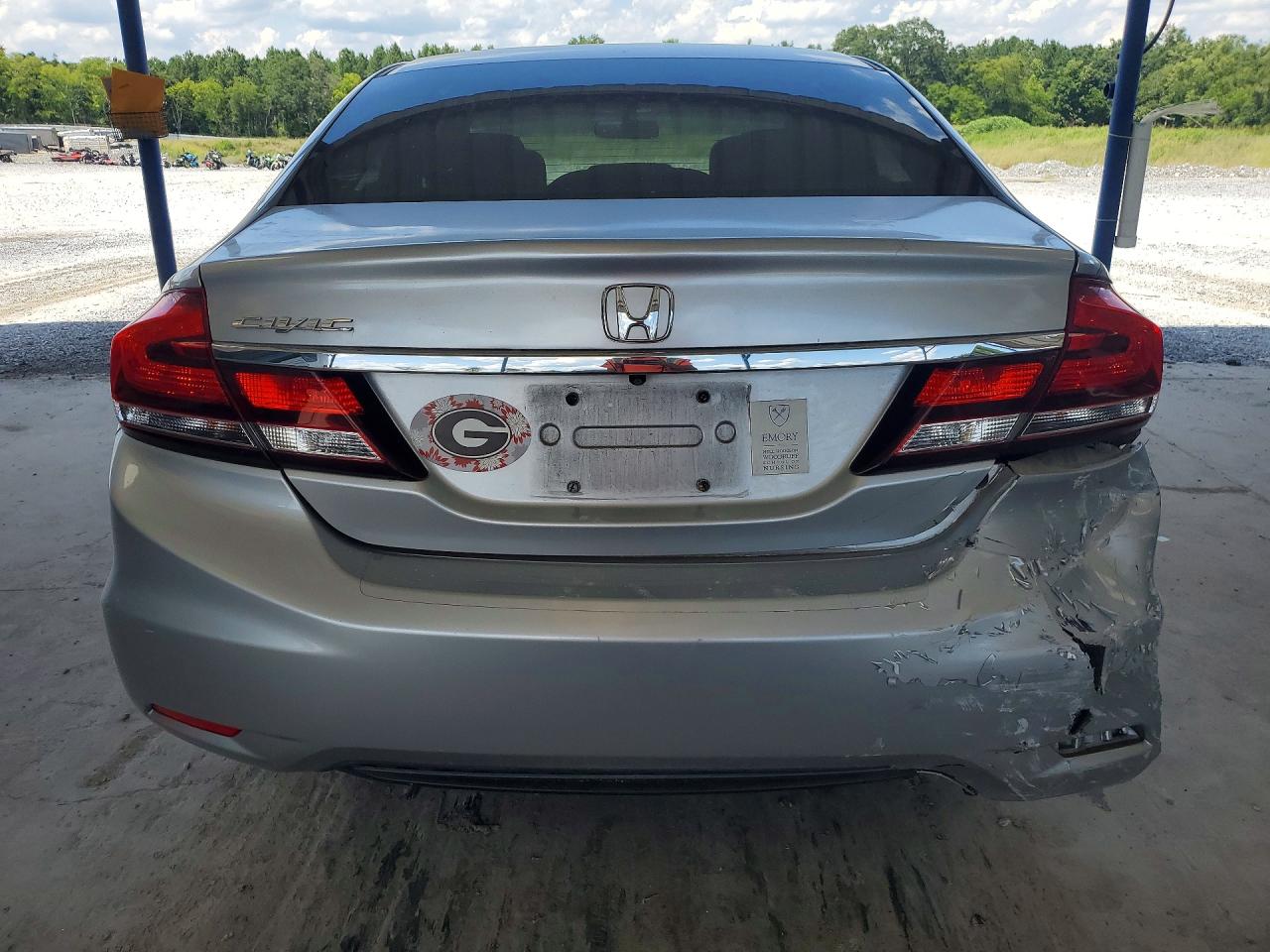 2014 Honda Civic Lx Silver vin: 19XFB2F52EE042123