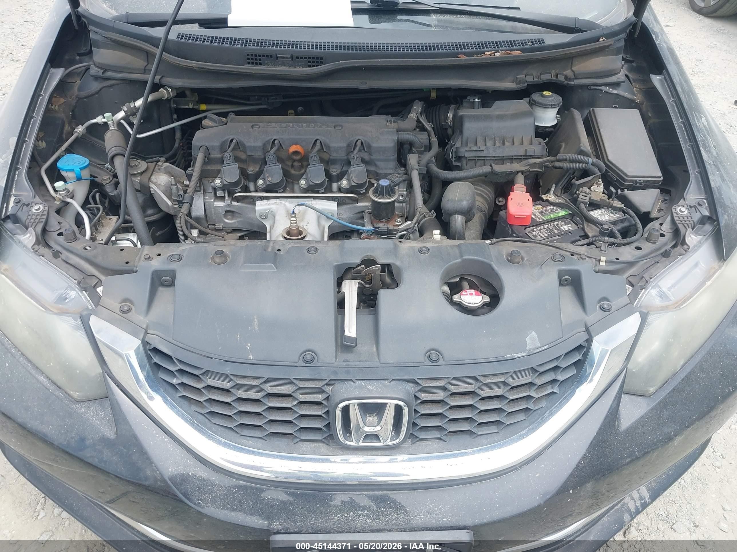 2014 Honda Civic Lx Black vin: 19XFB2F52EE046852