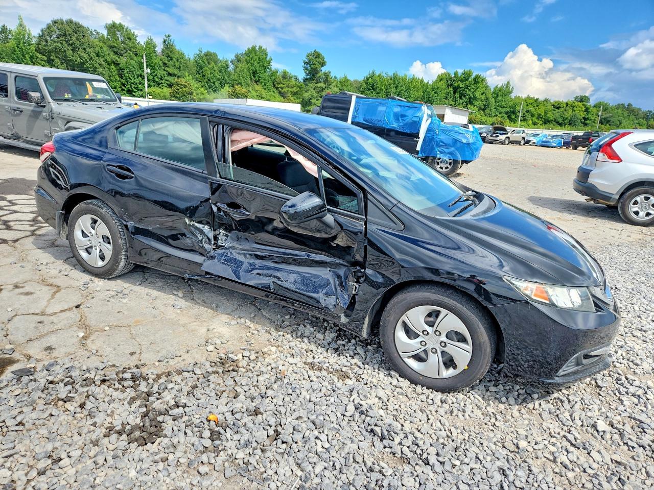 2014 Honda Civic Black vin: 19XFB2F52EE046902