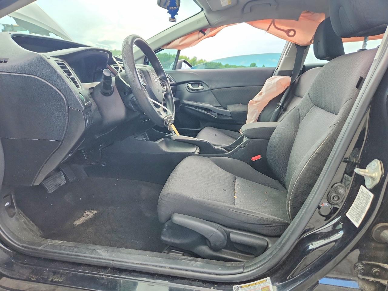 2014 Honda Civic Black vin: 19XFB2F52EE046902