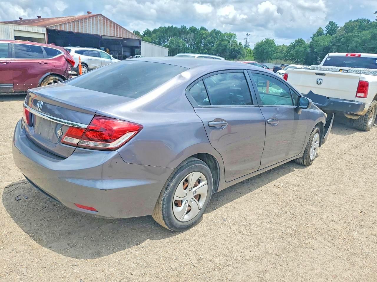 2014 Honda Civic Lx Charcoal vin: 19XFB2F52EE053008