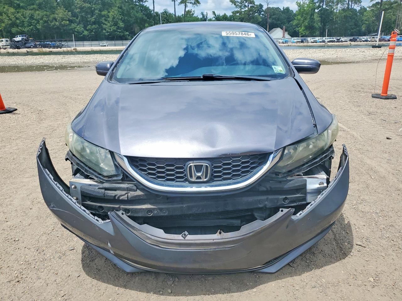 2014 Honda Civic Lx Charcoal vin: 19XFB2F52EE053008