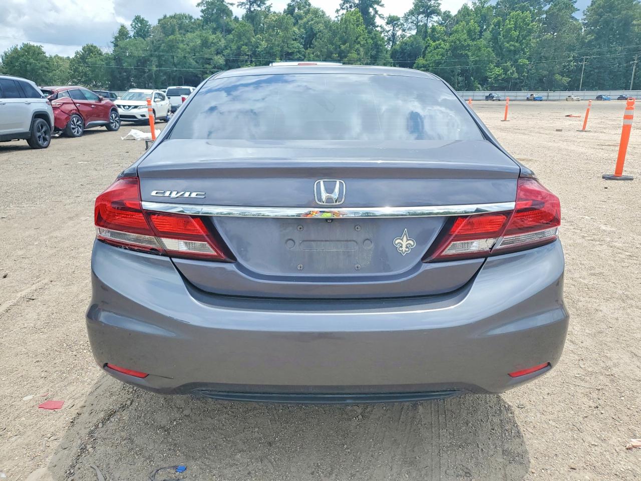 2014 Honda Civic Lx Charcoal vin: 19XFB2F52EE053008