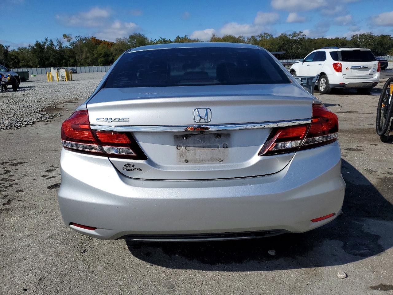 2014 Honda Civic Lx Silver vin: 19XFB2F52EE079480