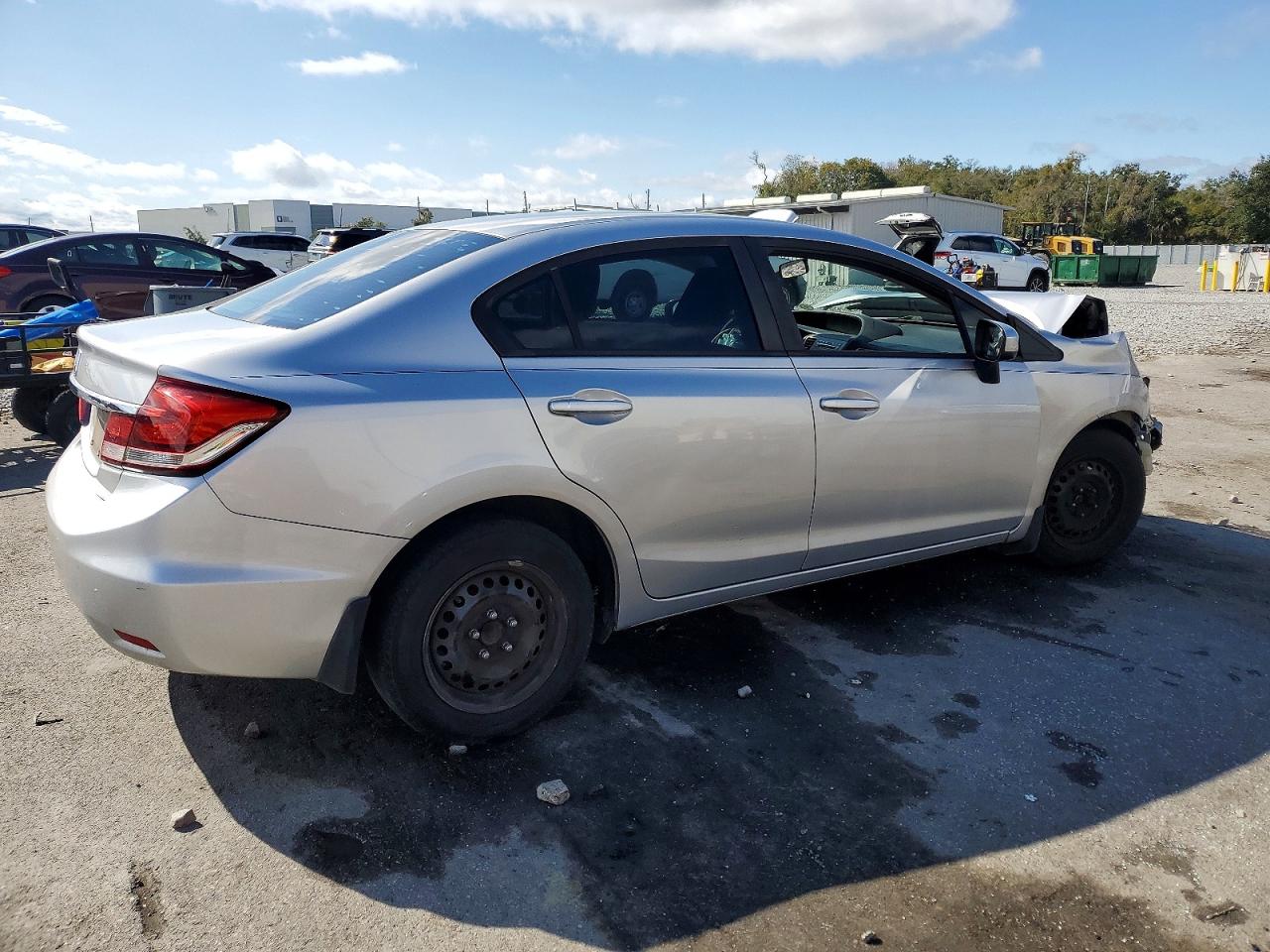2014 Honda Civic Lx Silver vin: 19XFB2F52EE079480