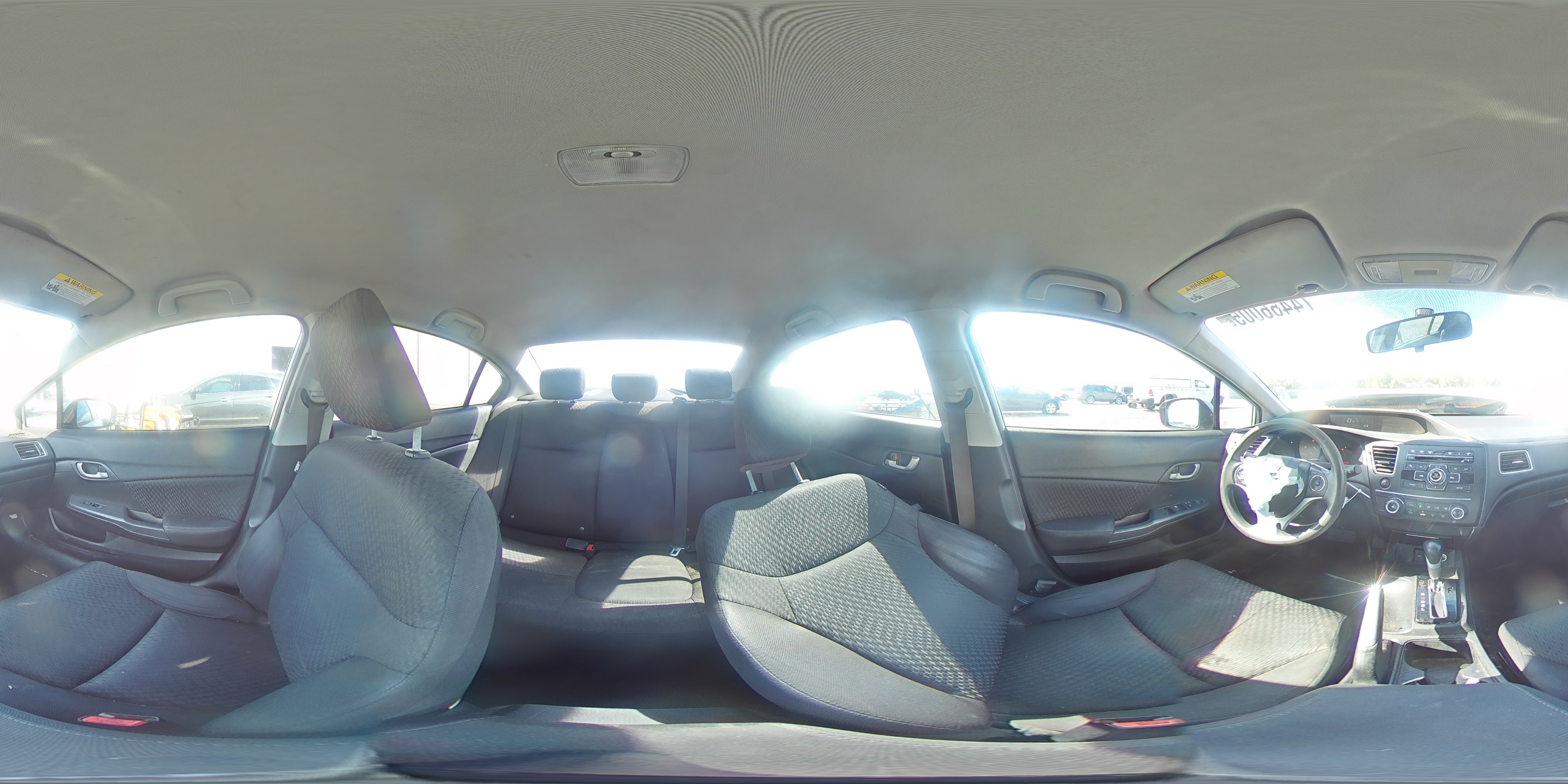 2014 Honda Civic Lx Silver vin: 19XFB2F52EE079480