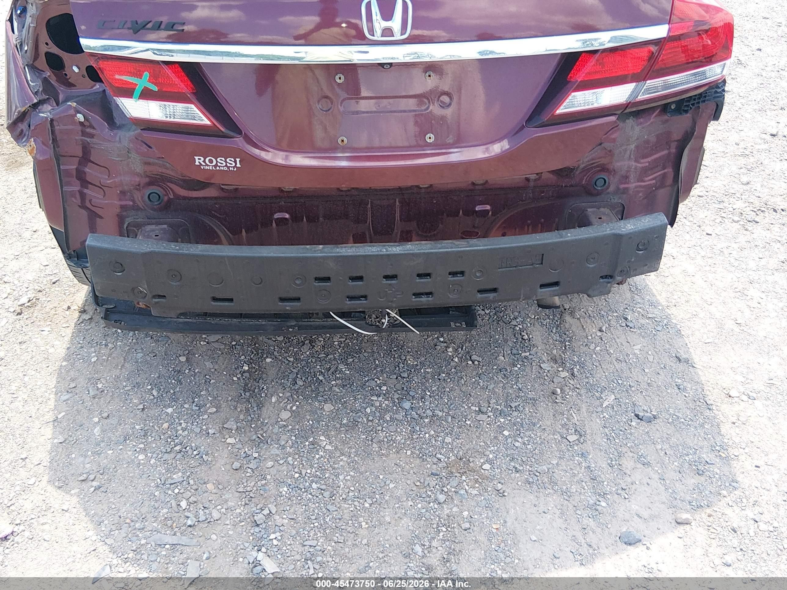 2014 Honda Civic Lx Burgundy vin: 19XFB2F52EE204462