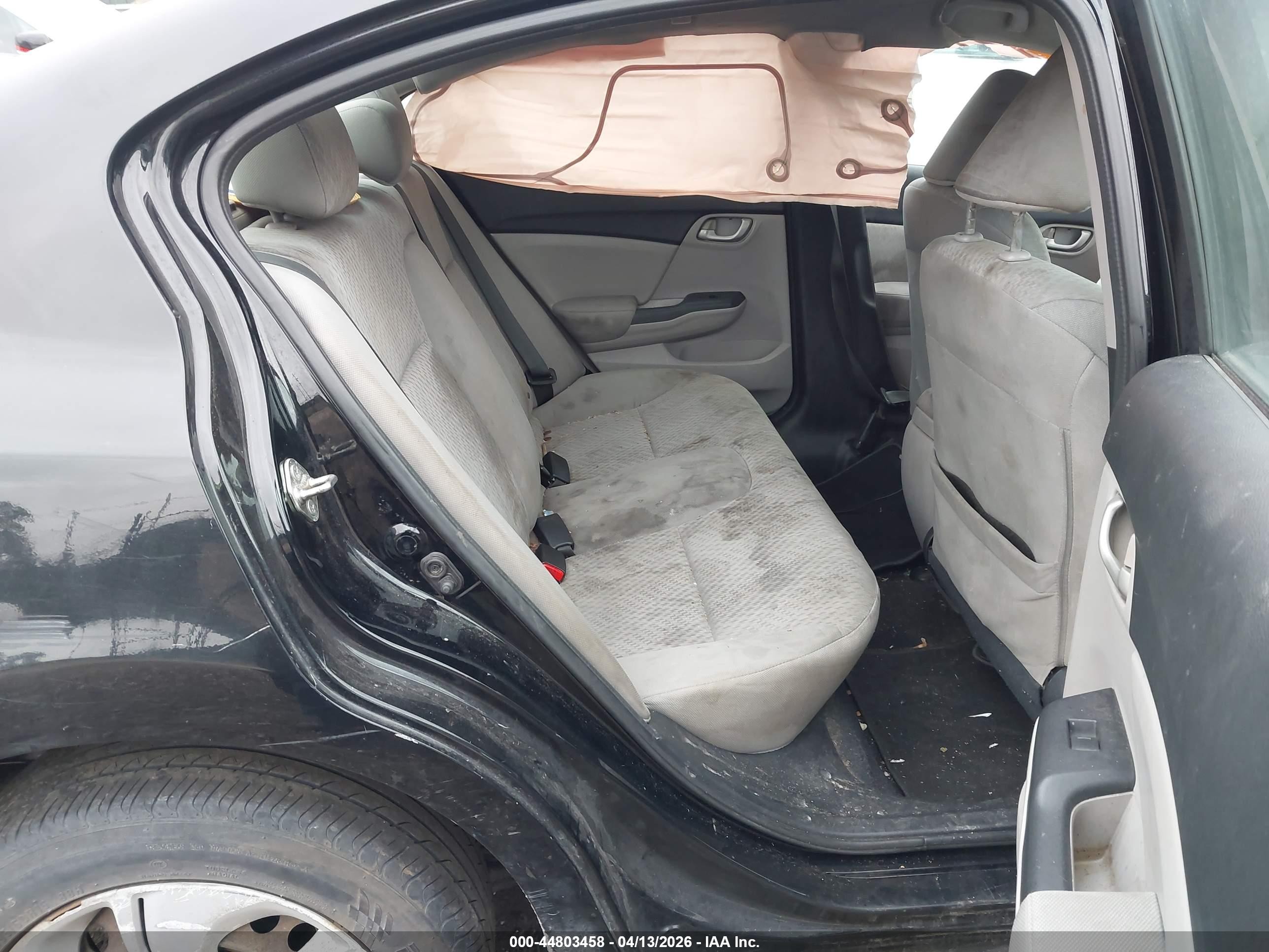 2014 Honda Civic Lx Черный vin: 19XFB2F52EE211850