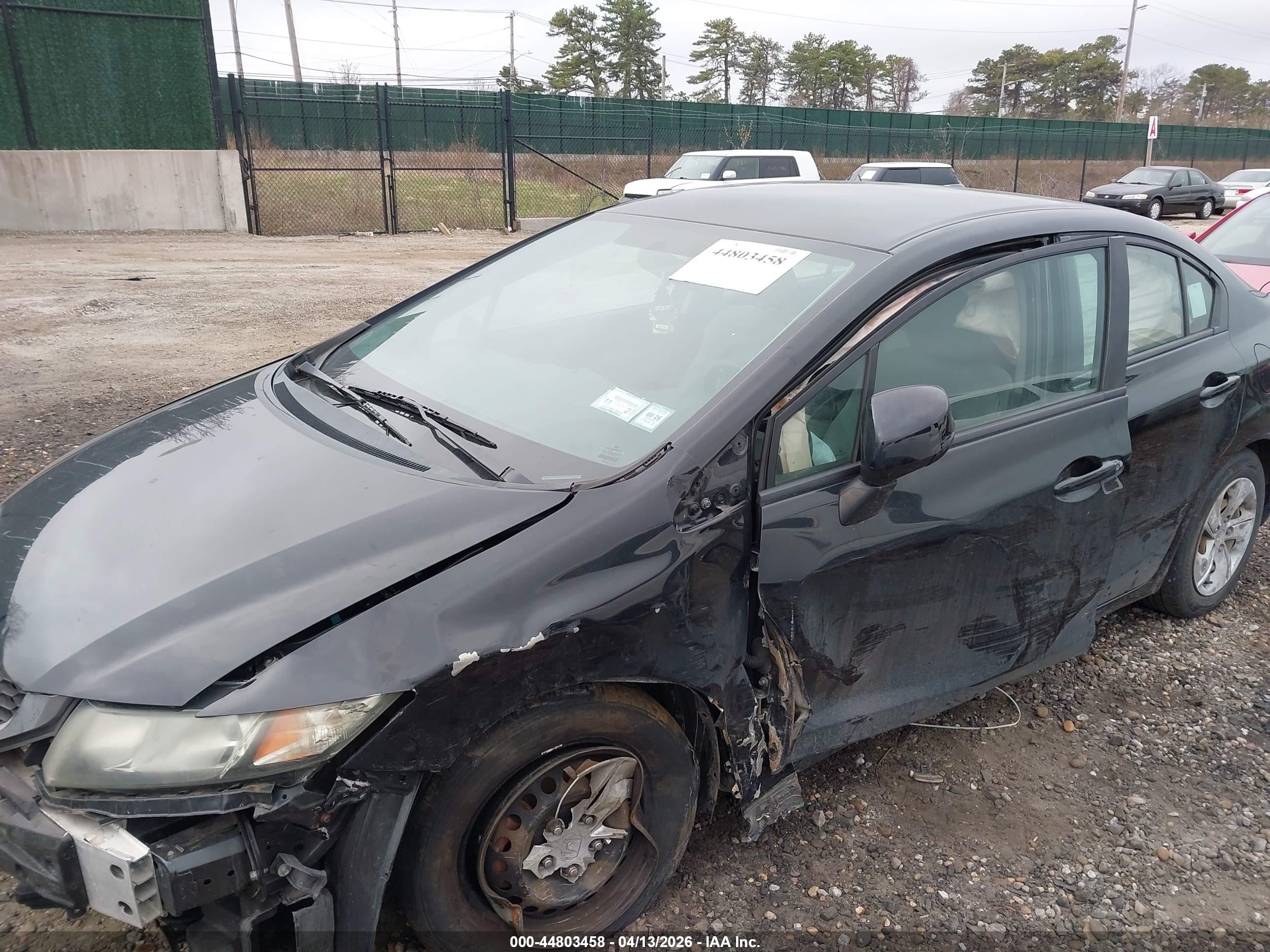 2014 Honda Civic Lx Черный vin: 19XFB2F52EE211850