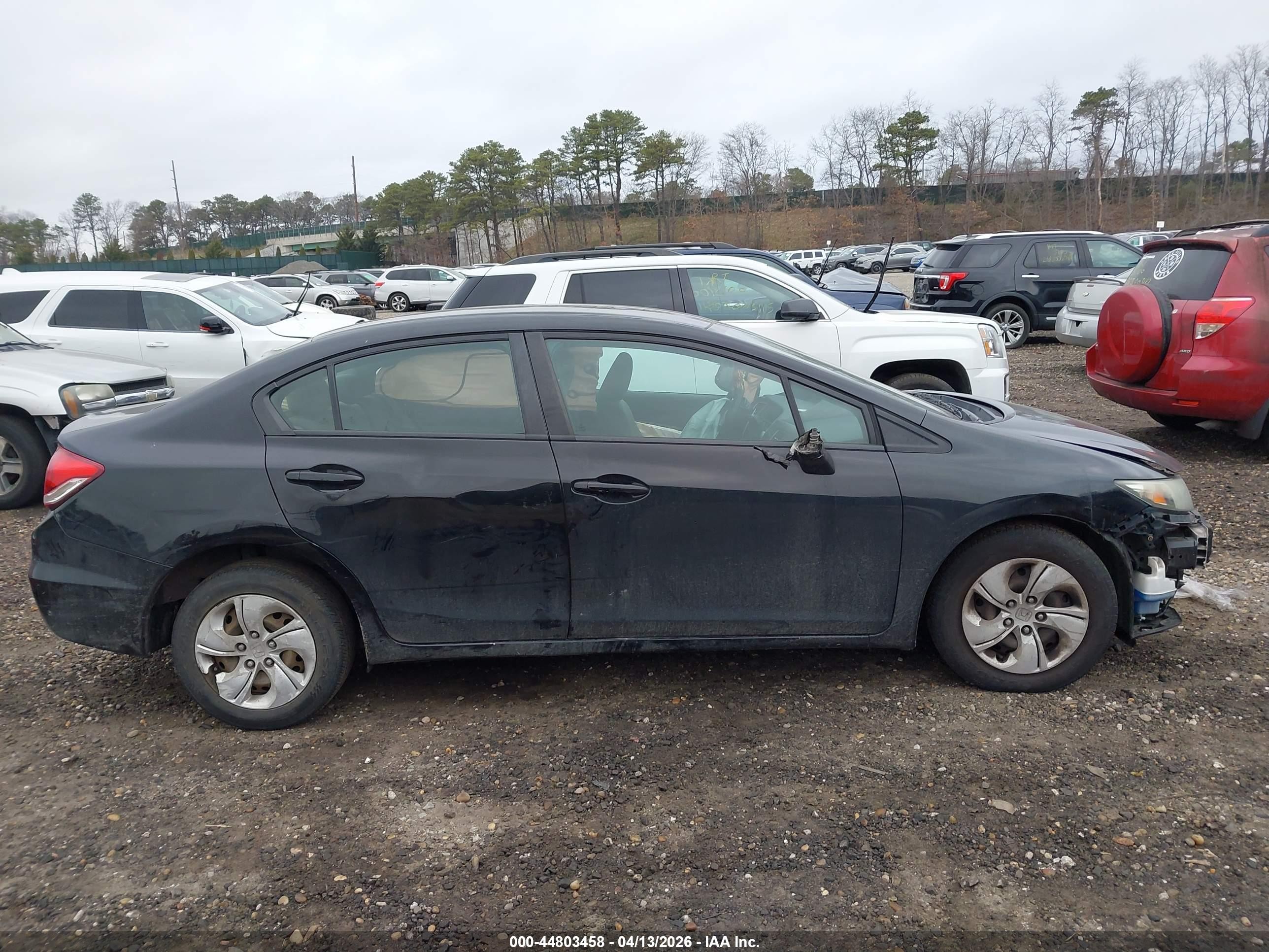 2014 Honda Civic Lx Черный vin: 19XFB2F52EE211850