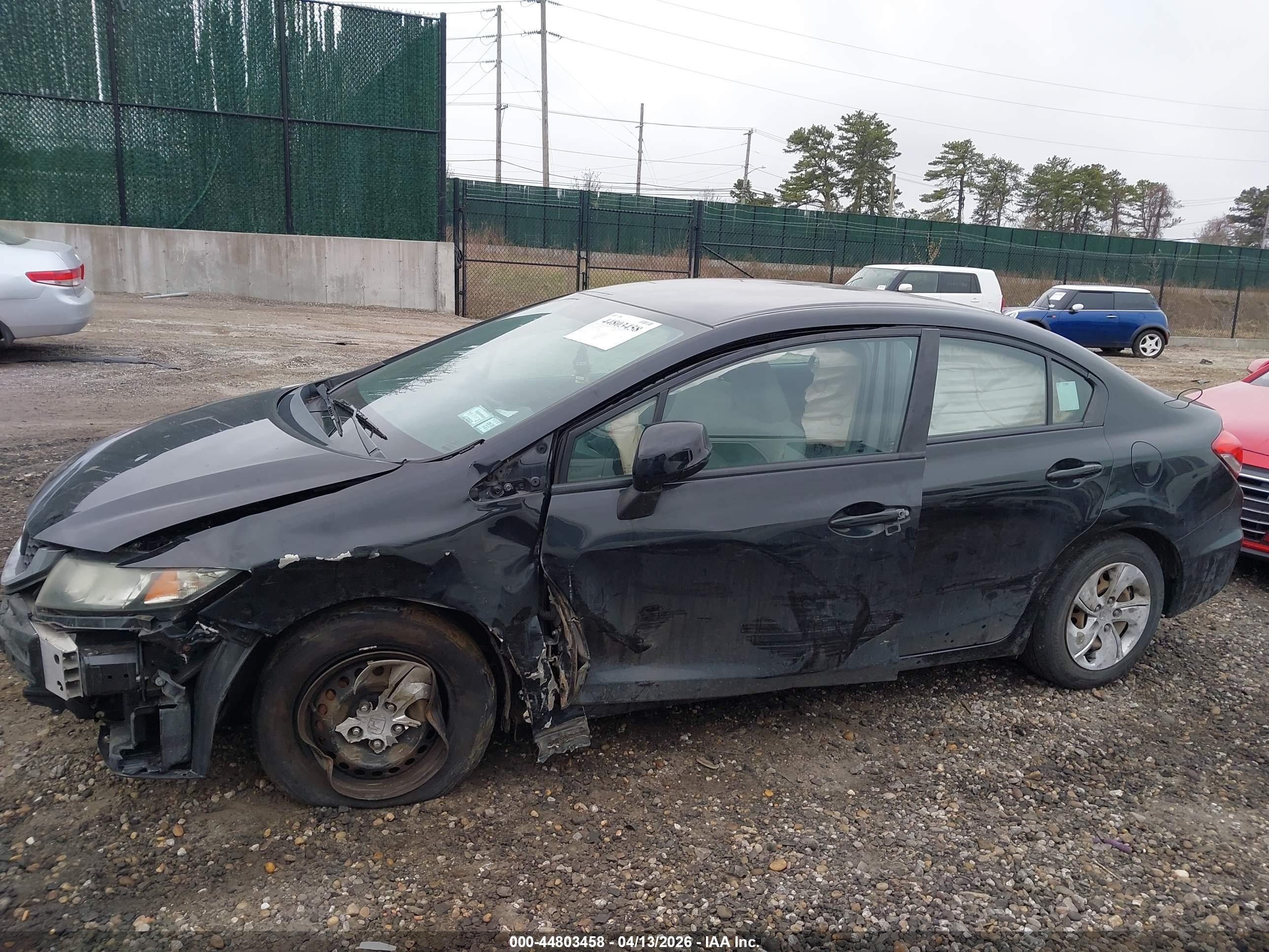 2014 Honda Civic Lx Черный vin: 19XFB2F52EE211850
