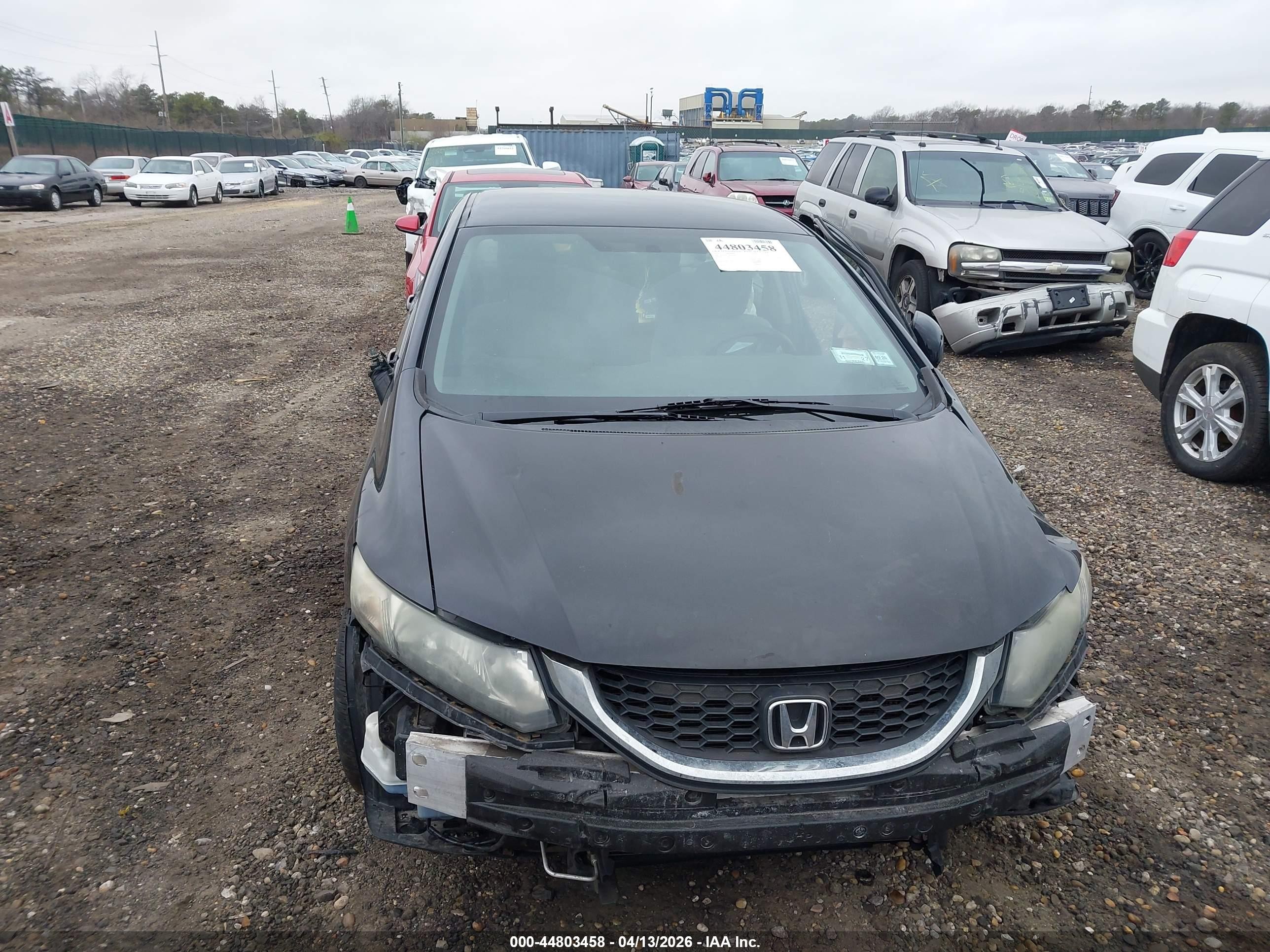 2014 Honda Civic Lx Черный vin: 19XFB2F52EE211850